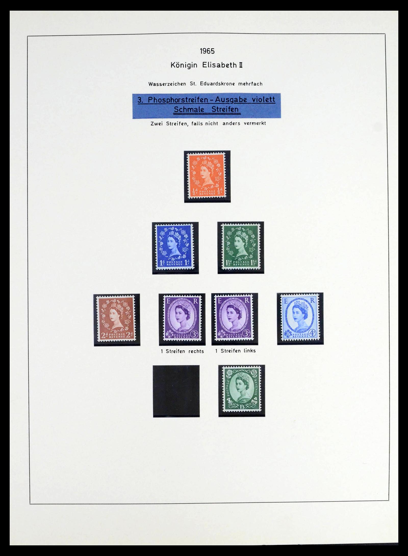 39274 0017 - Postzegelverzameling 39274 Engeland 1952-1992.