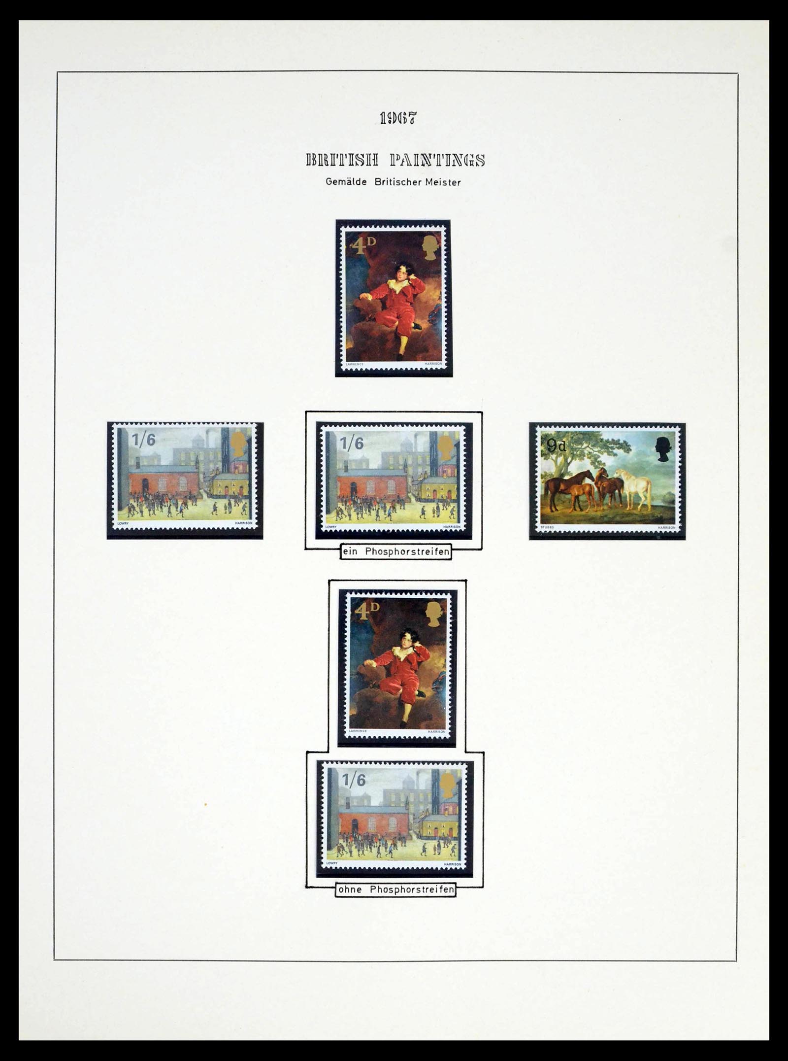 39274 0052 - Postzegelverzameling 39274 Engeland 1952-1992.