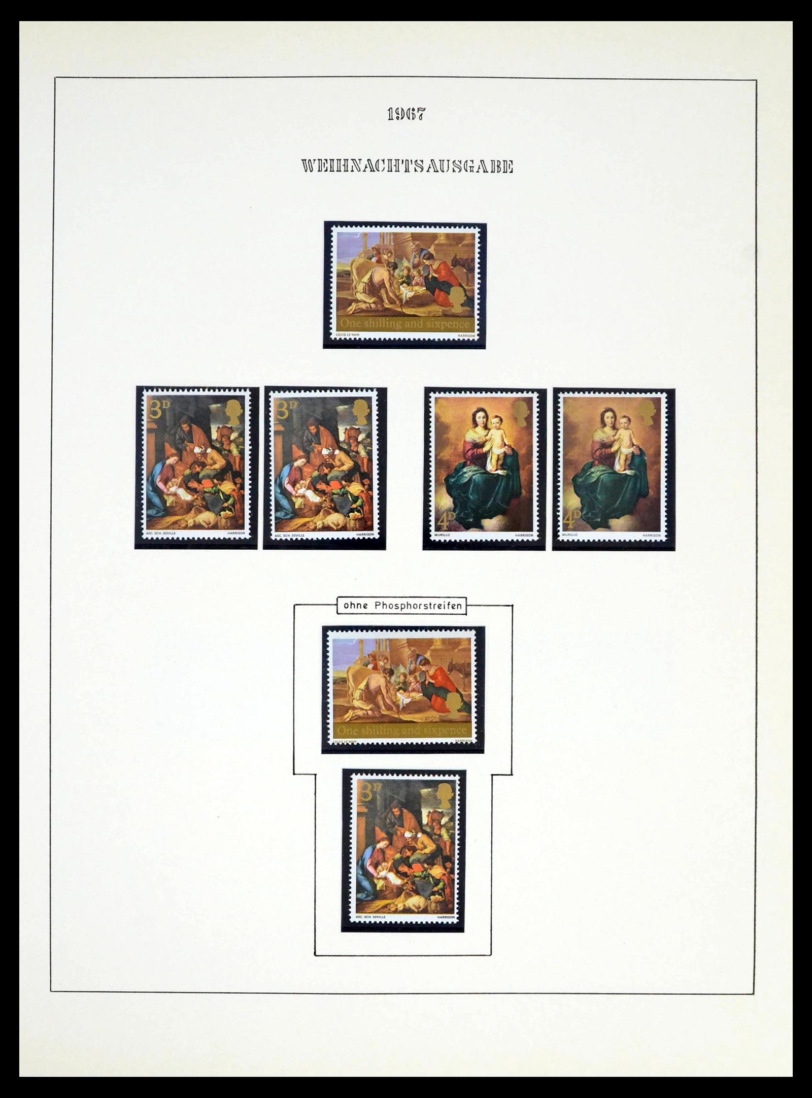 39274 0054 - Postzegelverzameling 39274 Engeland 1952-1992.