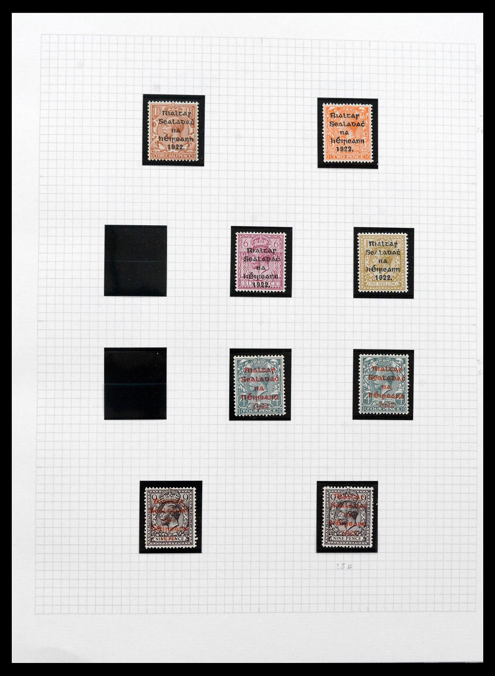 39275 0002 - Postzegelverzameling 39275 Ierland 1922-2004.