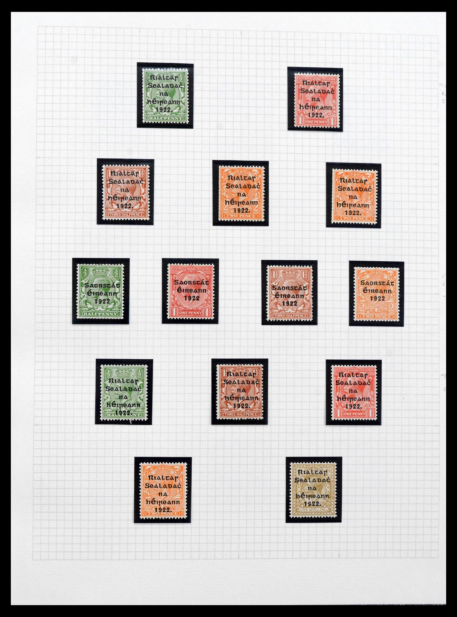 39275 0003 - Postzegelverzameling 39275 Ierland 1922-2004.