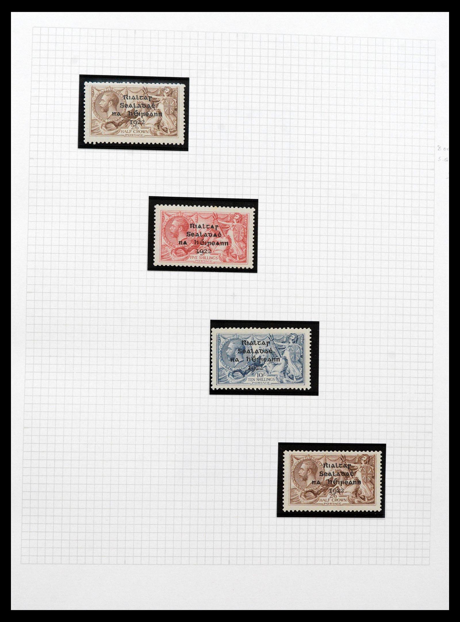 39275 0005 - Postzegelverzameling 39275 Ierland 1922-2004.