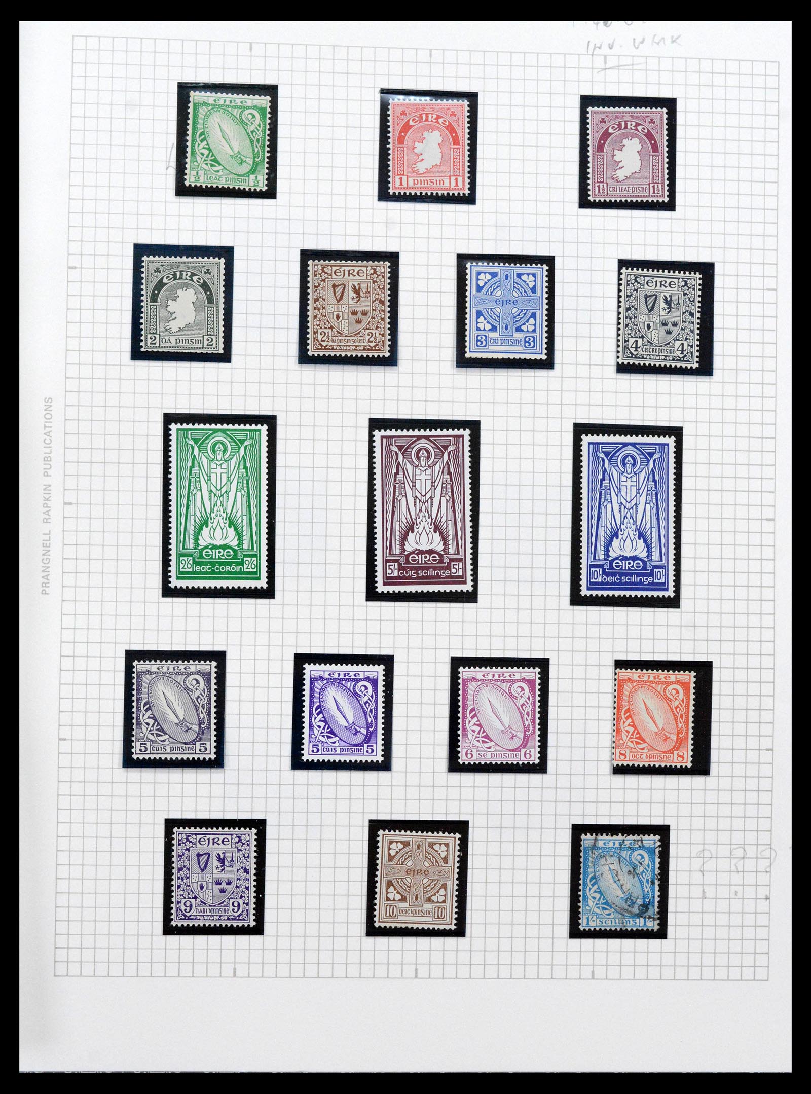 39275 0017 - Postzegelverzameling 39275 Ierland 1922-2004.