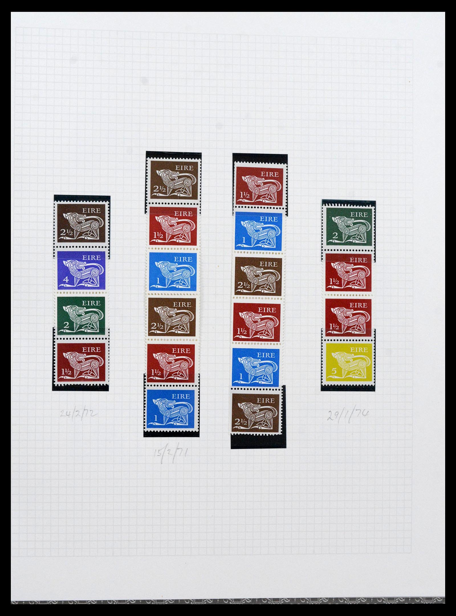 39275 0028 - Postzegelverzameling 39275 Ierland 1922-2004.