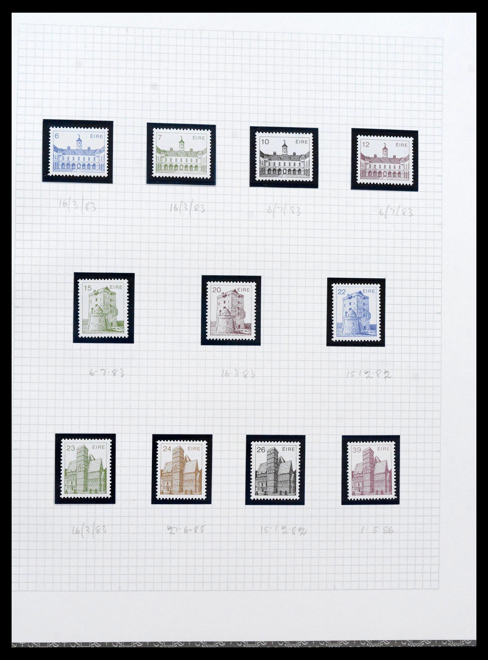 39275 0030 - Postzegelverzameling 39275 Ierland 1922-2004.