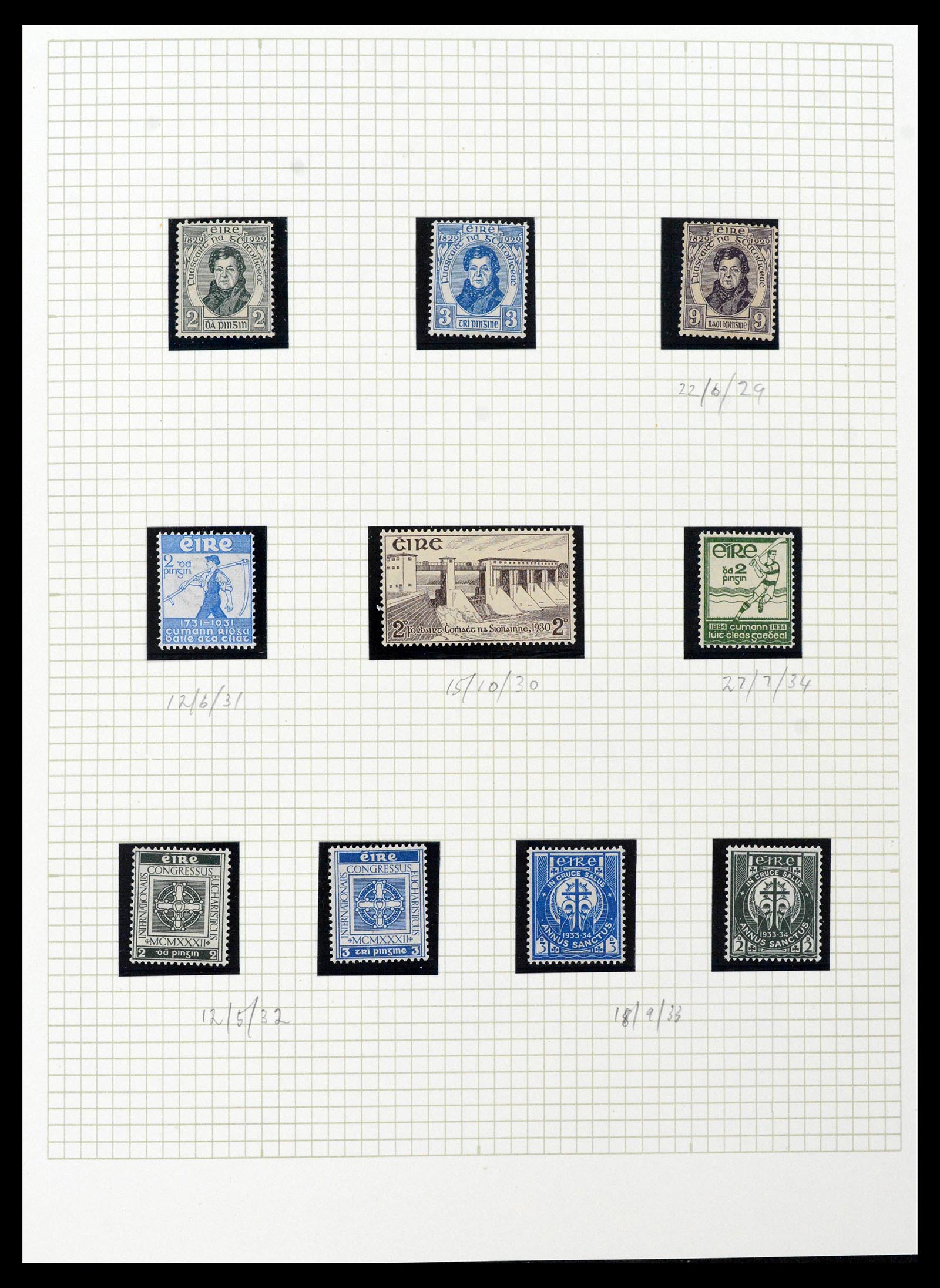 39275 0052 - Postzegelverzameling 39275 Ierland 1922-2004.