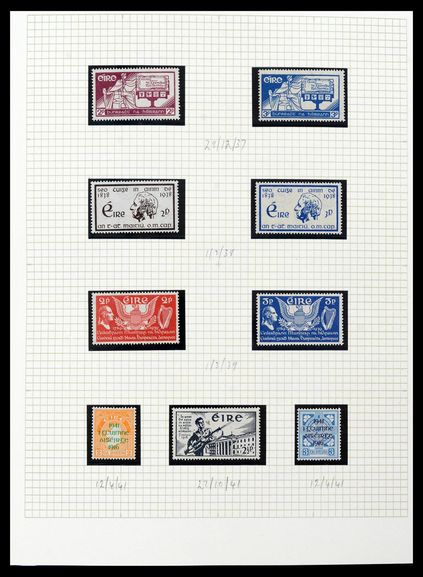 39275 0053 - Postzegelverzameling 39275 Ierland 1922-2004.
