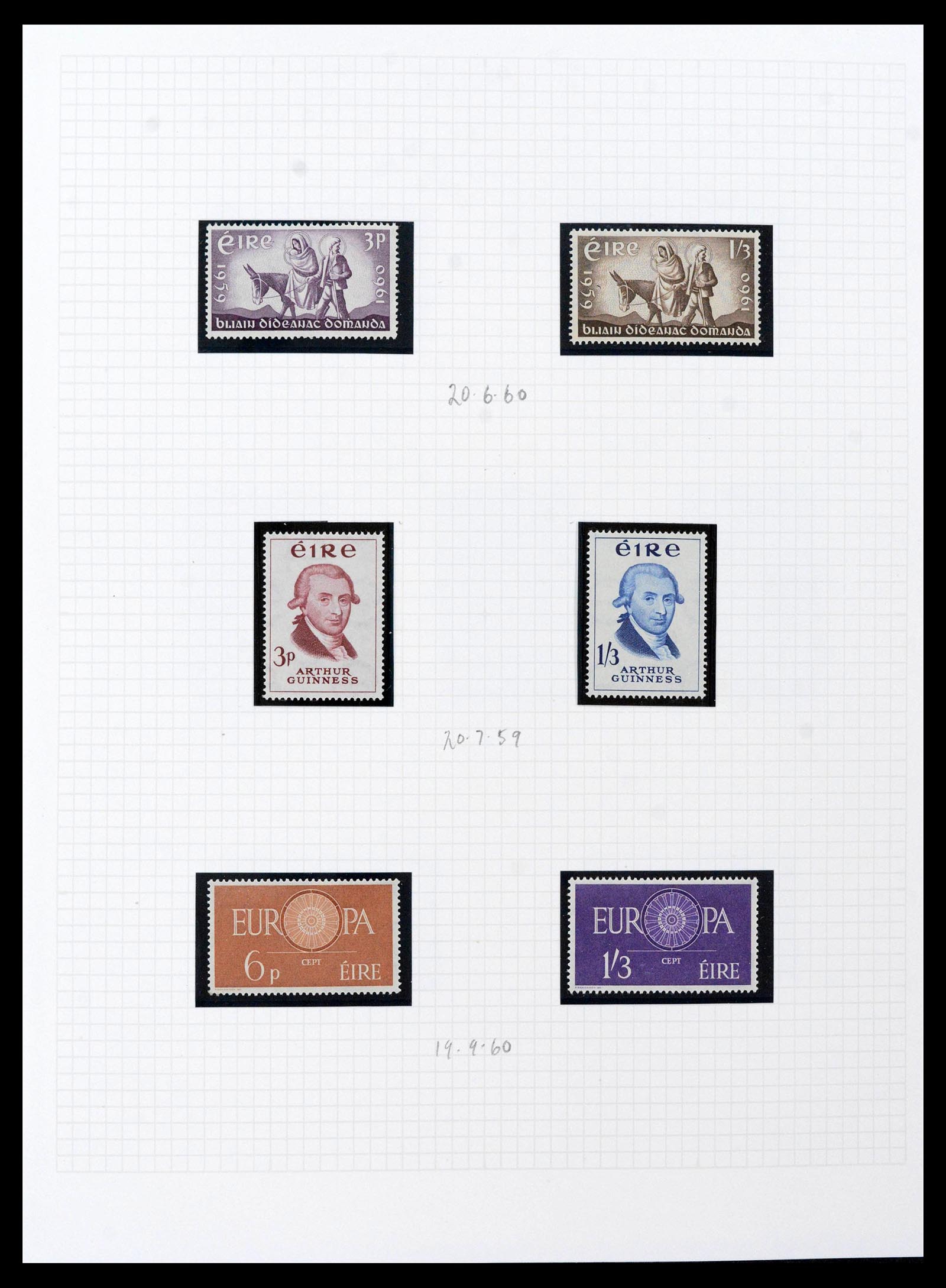 39275 0059 - Postzegelverzameling 39275 Ierland 1922-2004.