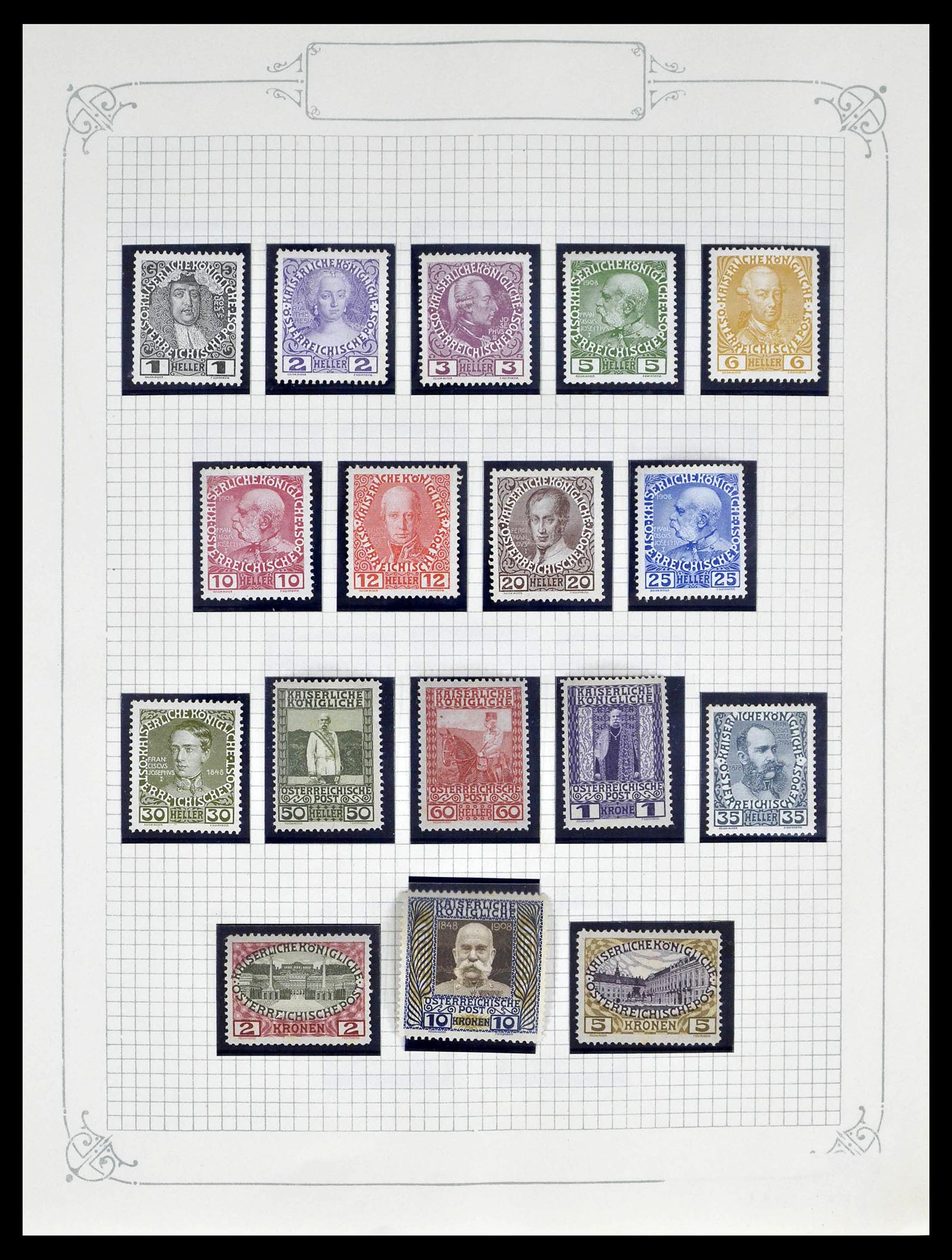 39276 0012 - Stamp collection 39276 Austria and territories 1850-1979.