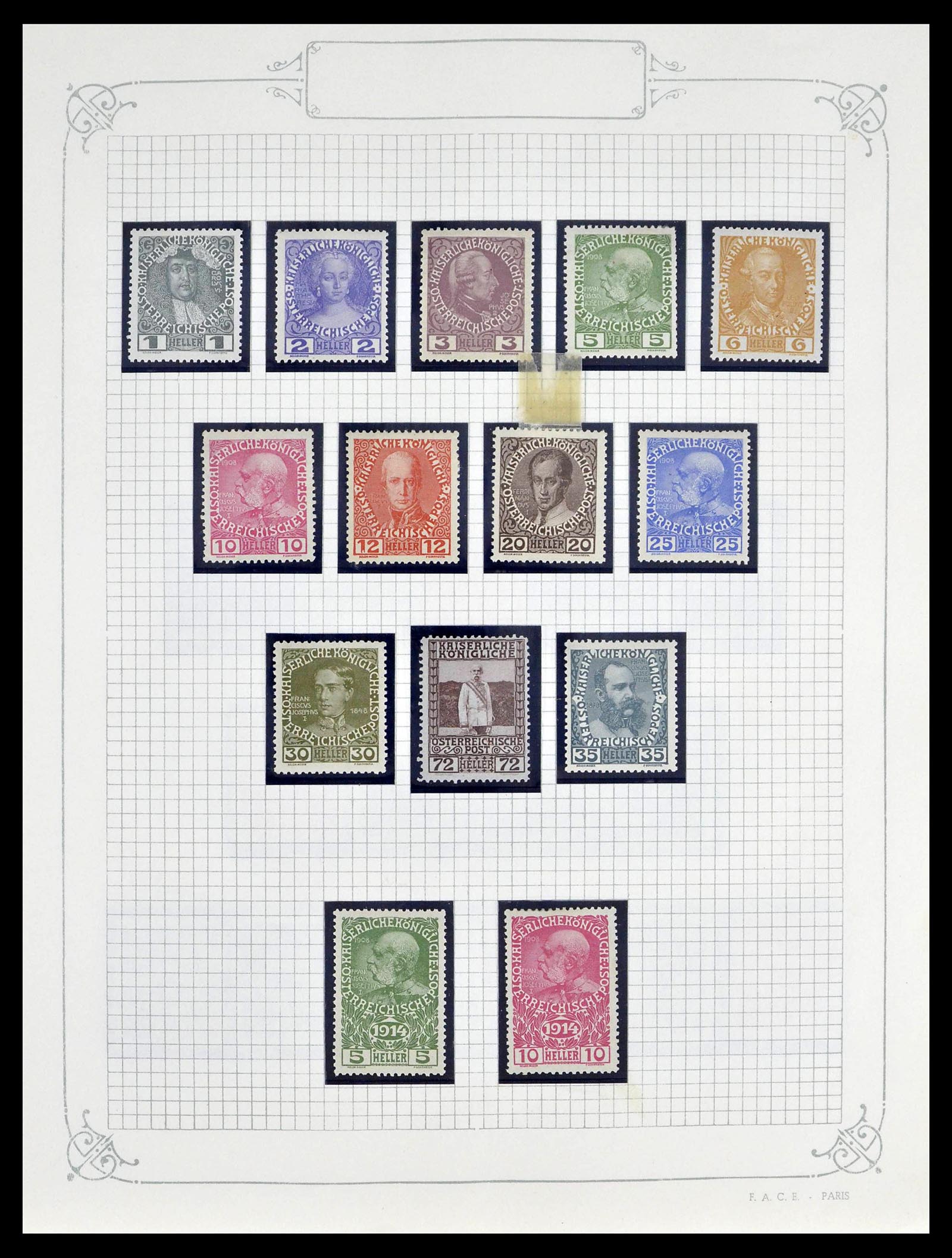 39276 0013 - Stamp collection 39276 Austria and territories 1850-1979.