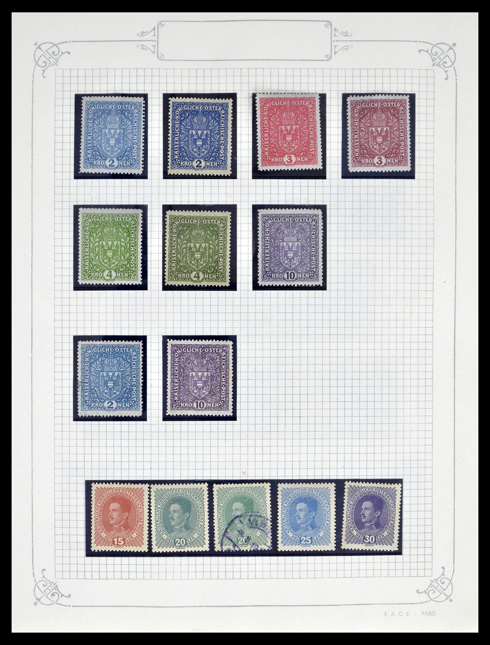39276 0015 - Stamp collection 39276 Austria and territories 1850-1979.
