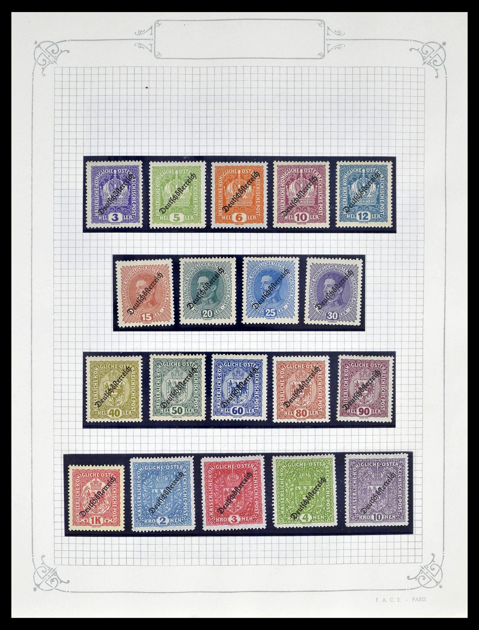 39276 0016 - Stamp collection 39276 Austria and territories 1850-1979.
