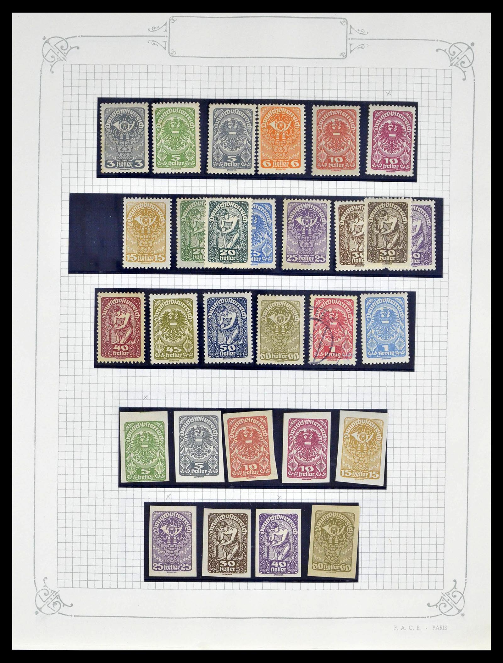 39276 0017 - Stamp collection 39276 Austria and territories 1850-1979.