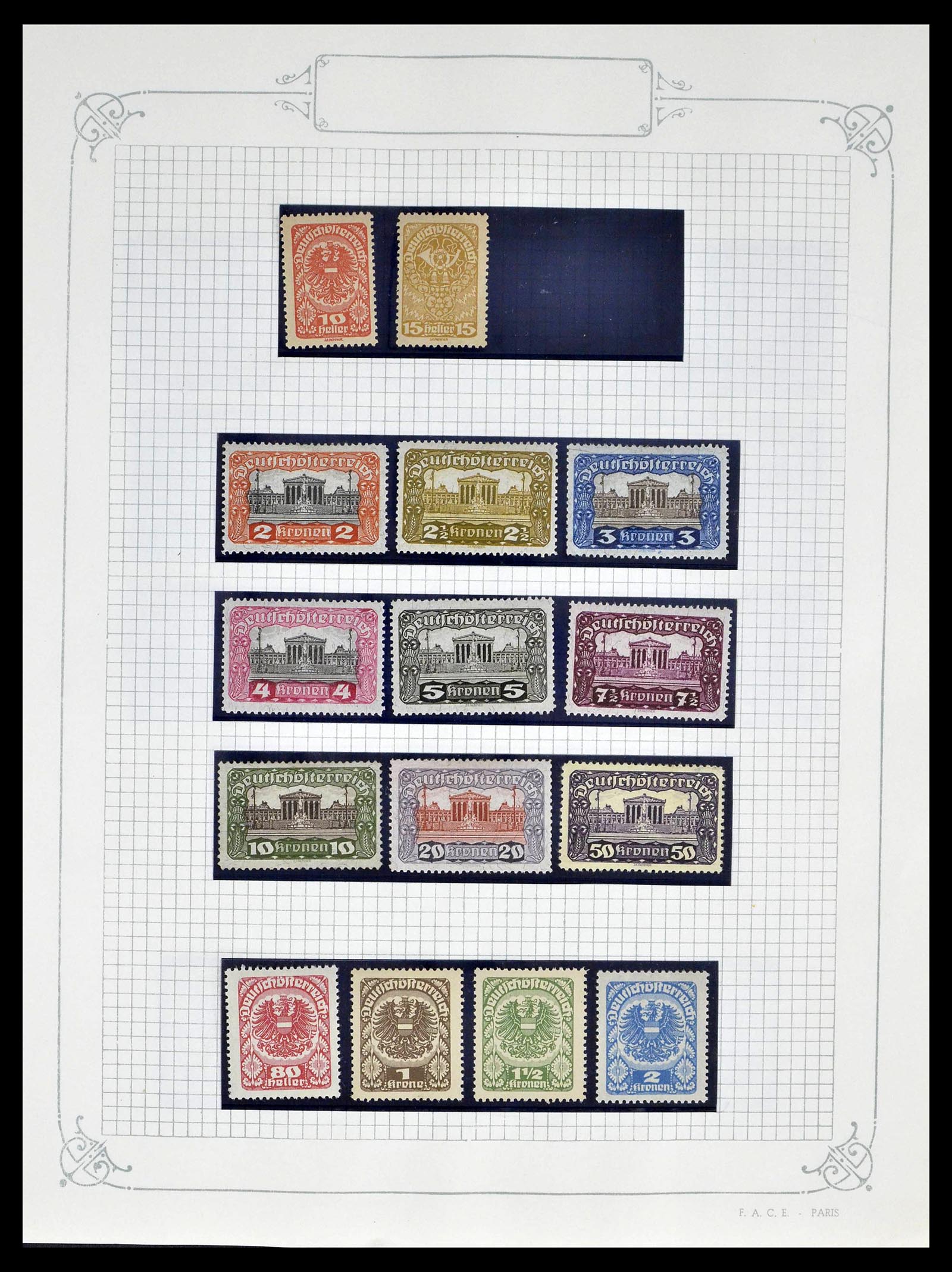 39276 0018 - Stamp collection 39276 Austria and territories 1850-1979.