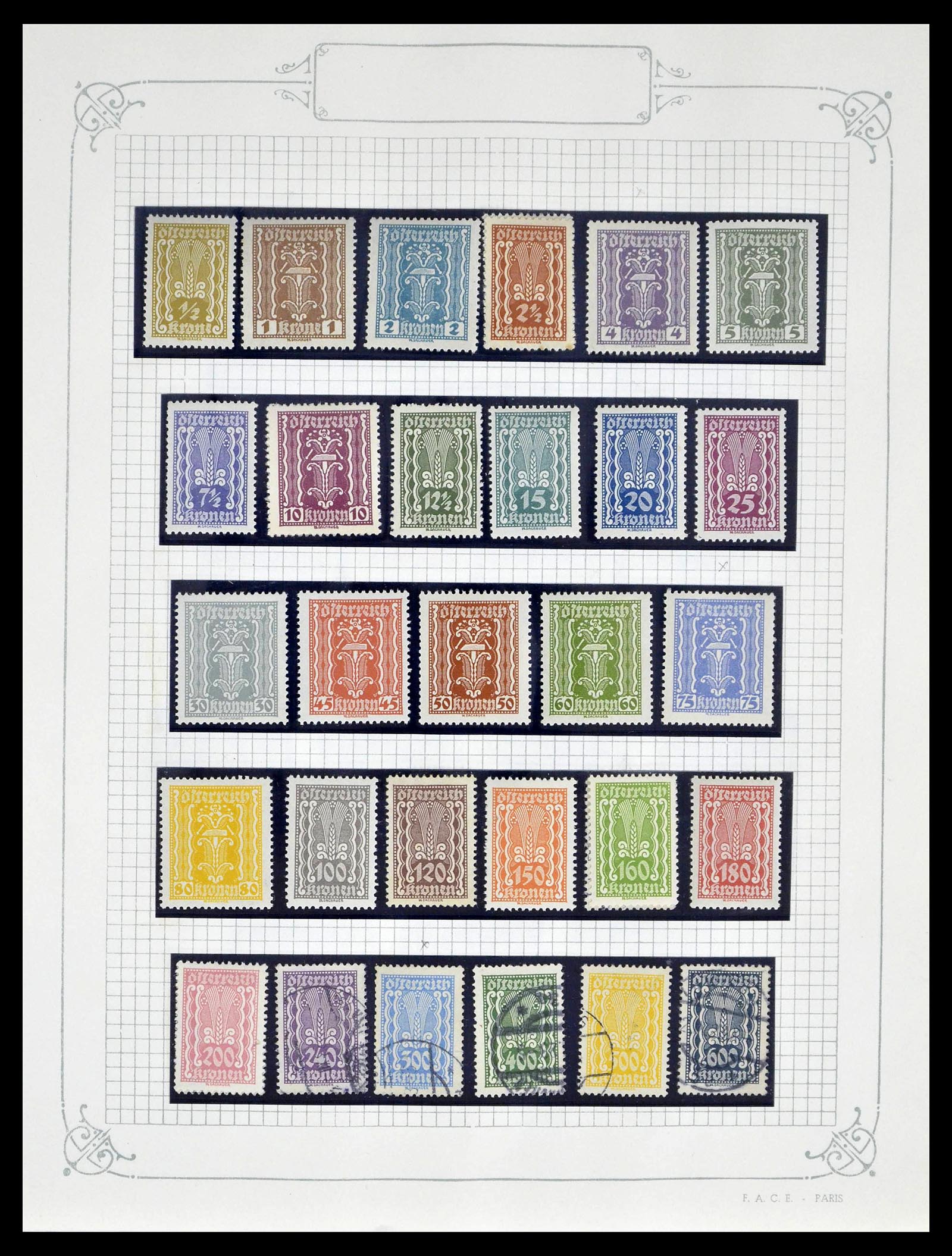39276 0020 - Stamp collection 39276 Austria and territories 1850-1979.