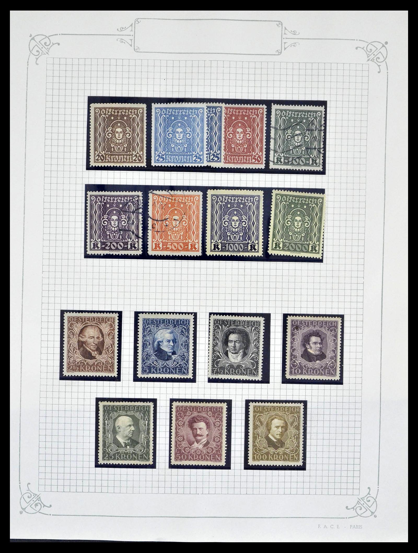 39276 0021 - Postzegelverzameling 39276 Oostenrijk en gebieden 1850-1979.