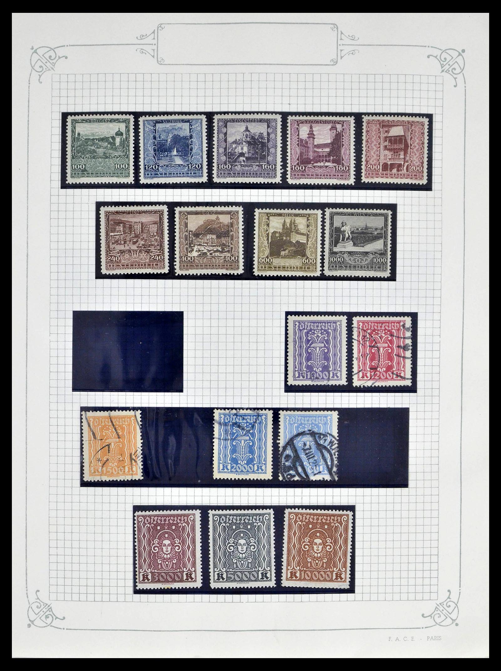 39276 0022 - Stamp collection 39276 Austria and territories 1850-1979.