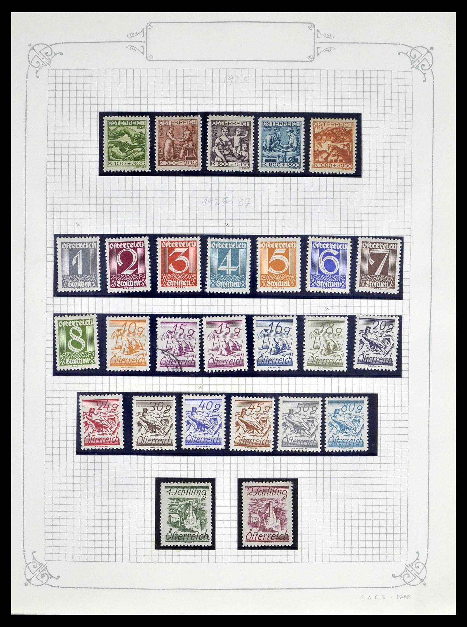 39276 0023 - Stamp collection 39276 Austria and territories 1850-1979.