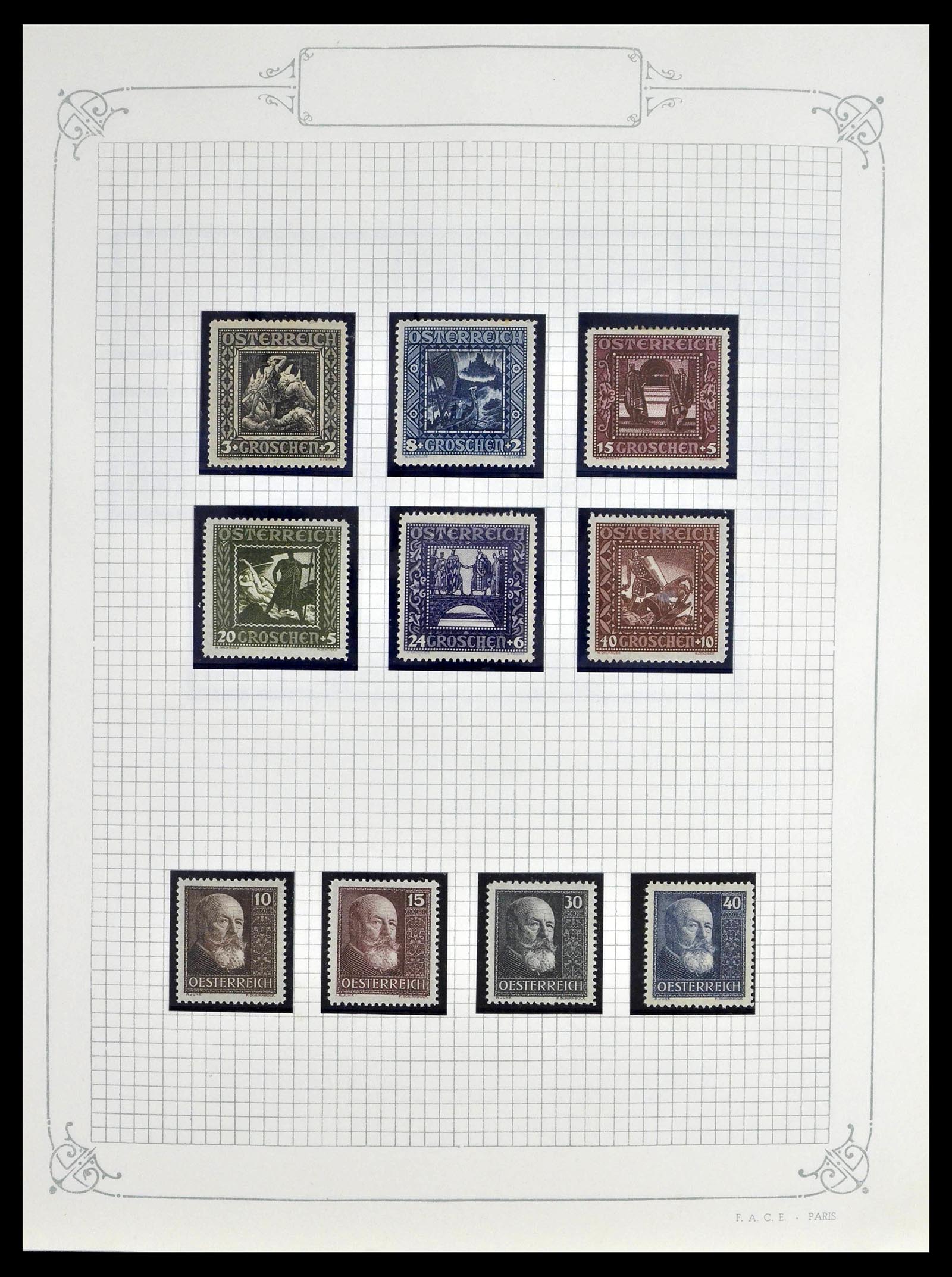 39276 0024 - Stamp collection 39276 Austria and territories 1850-1979.