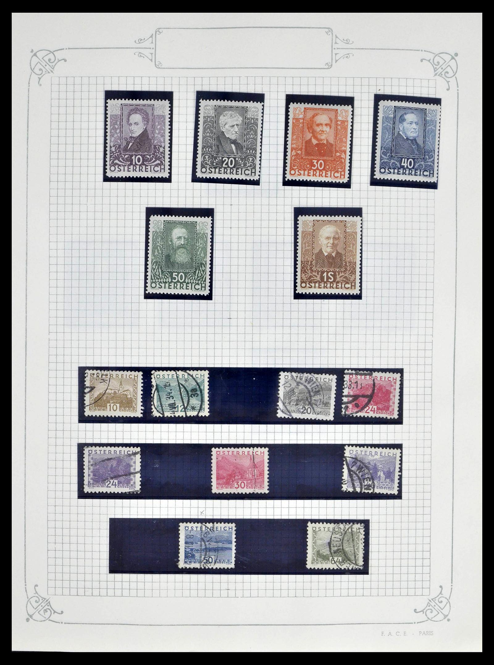 39276 0026 - Stamp collection 39276 Austria and territories 1850-1979.