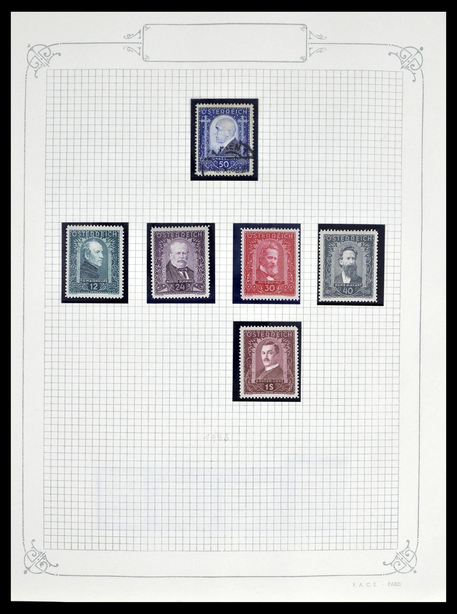 39276 0027 - Stamp collection 39276 Austria and territories 1850-1979.