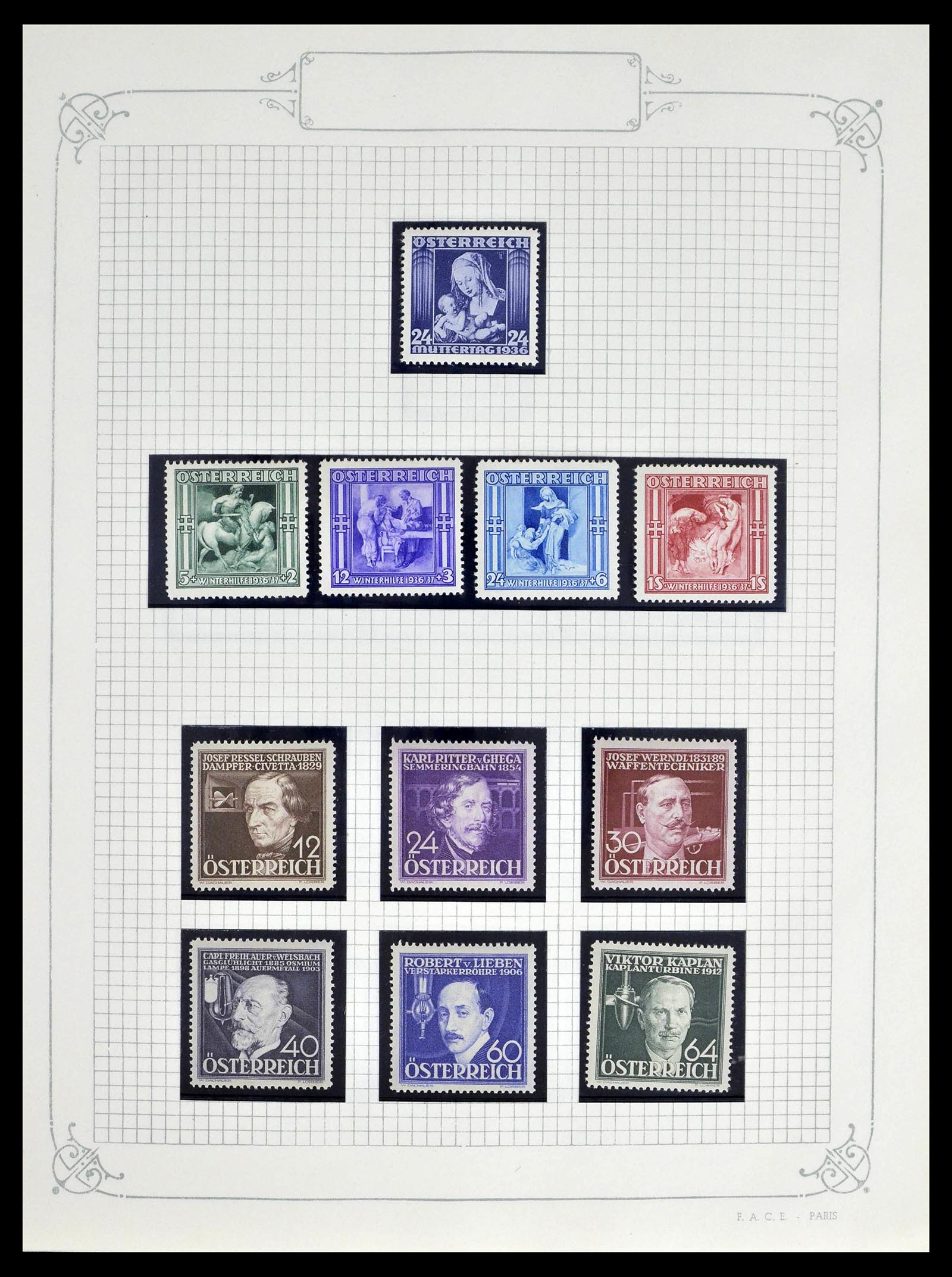 39276 0032 - Stamp collection 39276 Austria and territories 1850-1979.