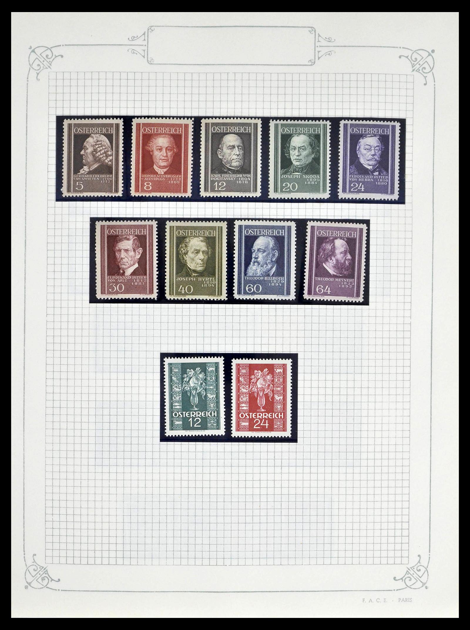 39276 0034 - Stamp collection 39276 Austria and territories 1850-1979.
