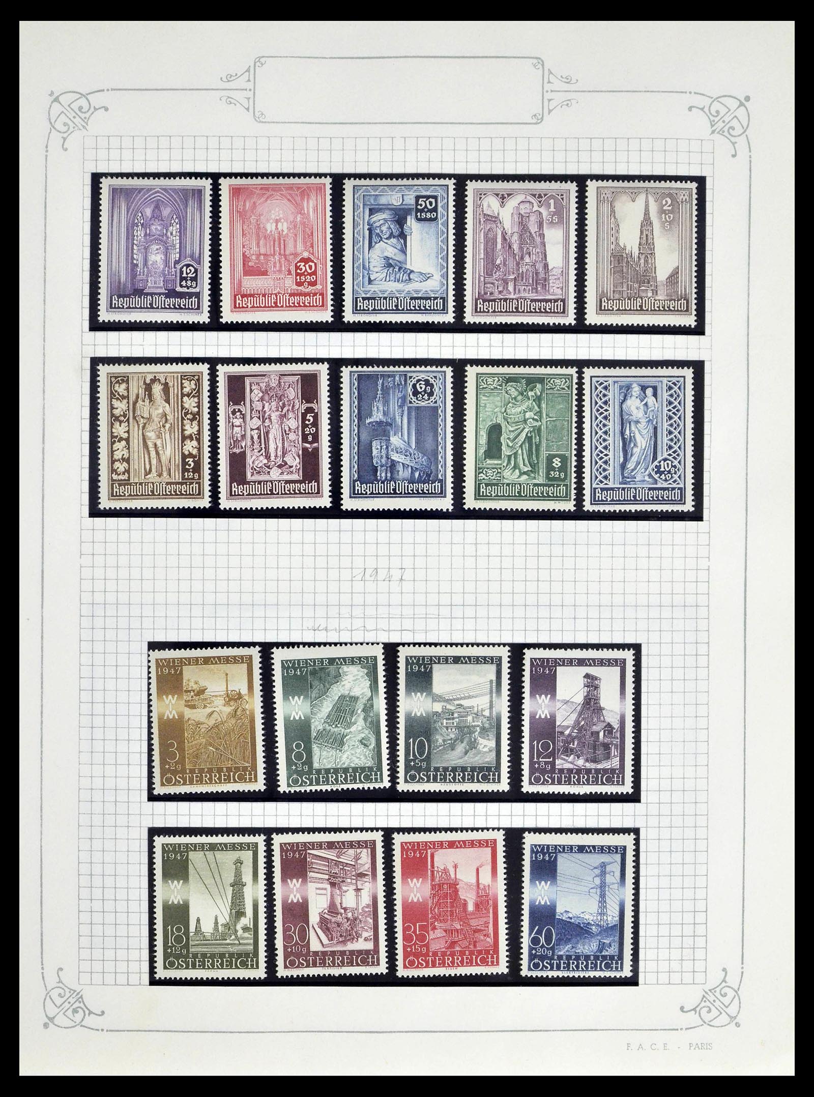 39276 0042 - Stamp collection 39276 Austria and territories 1850-1979.