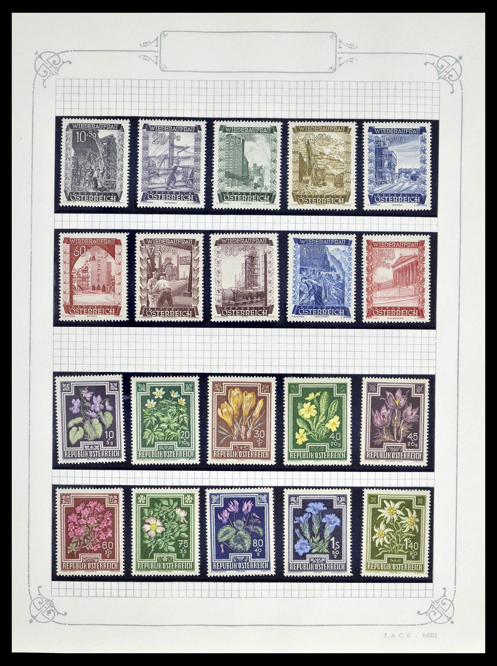 39276 0046 - Stamp collection 39276 Austria and territories 1850-1979.