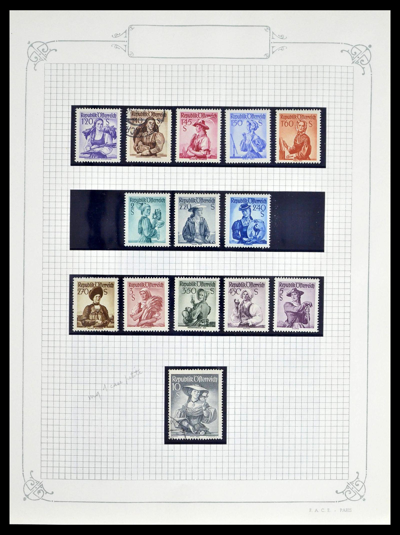 39276 0048 - Stamp collection 39276 Austria and territories 1850-1979.