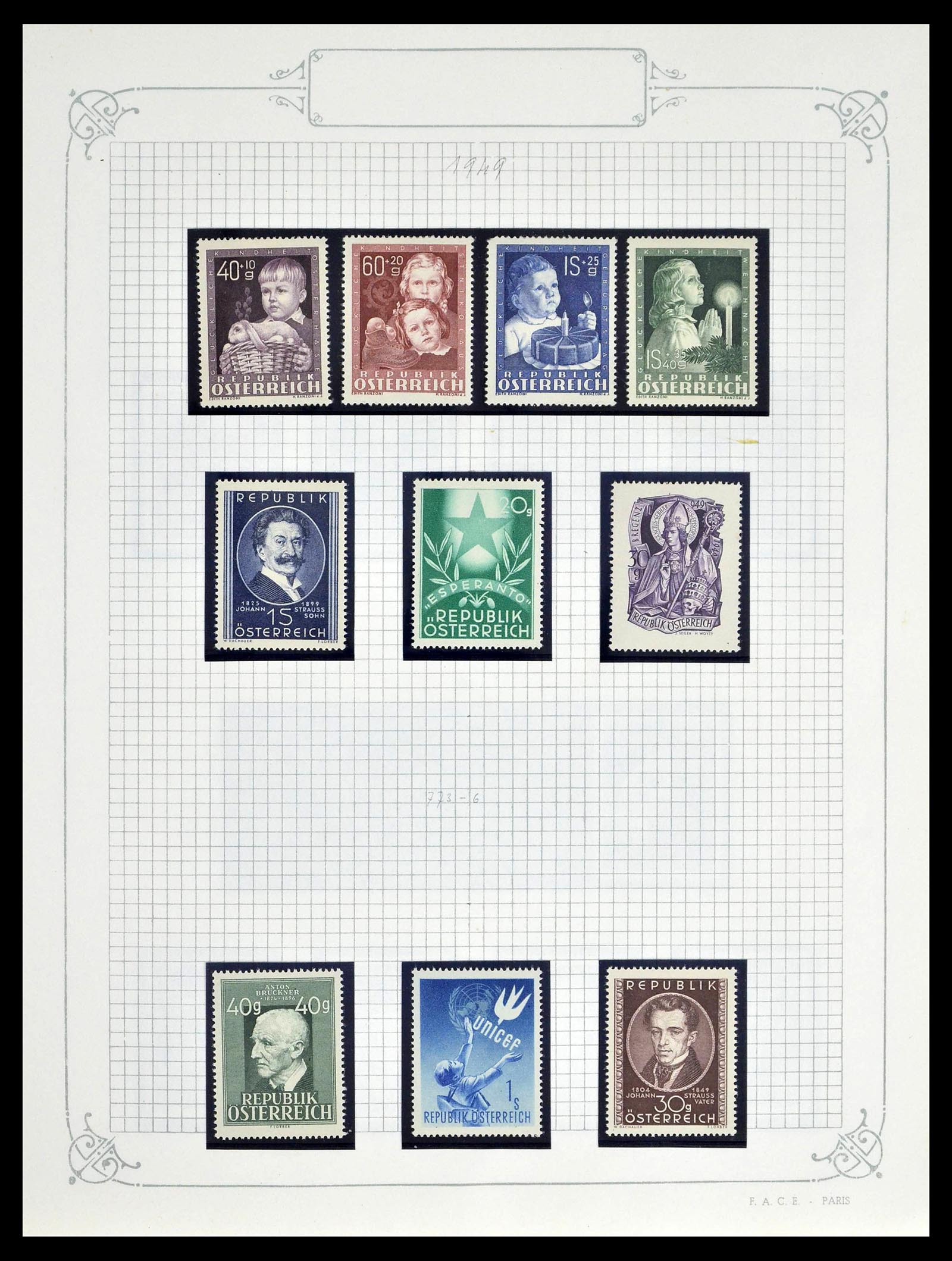 39276 0050 - Stamp collection 39276 Austria and territories 1850-1979.