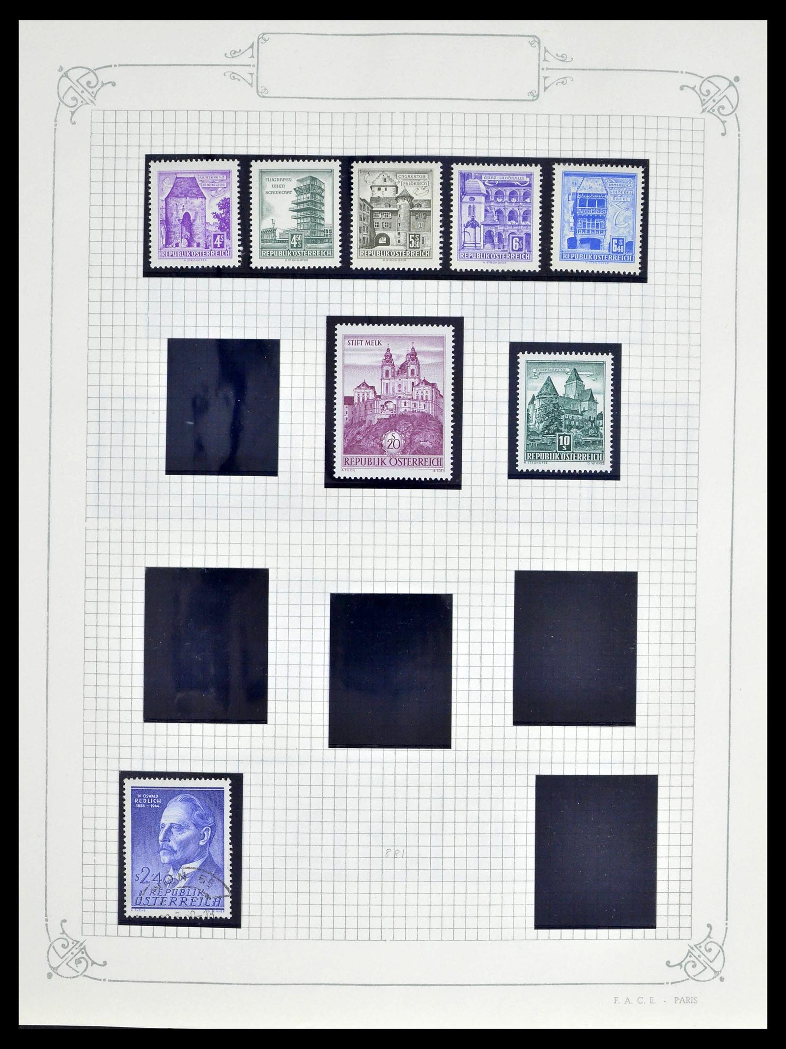 39276 0058 - Stamp collection 39276 Austria and territories 1850-1979.