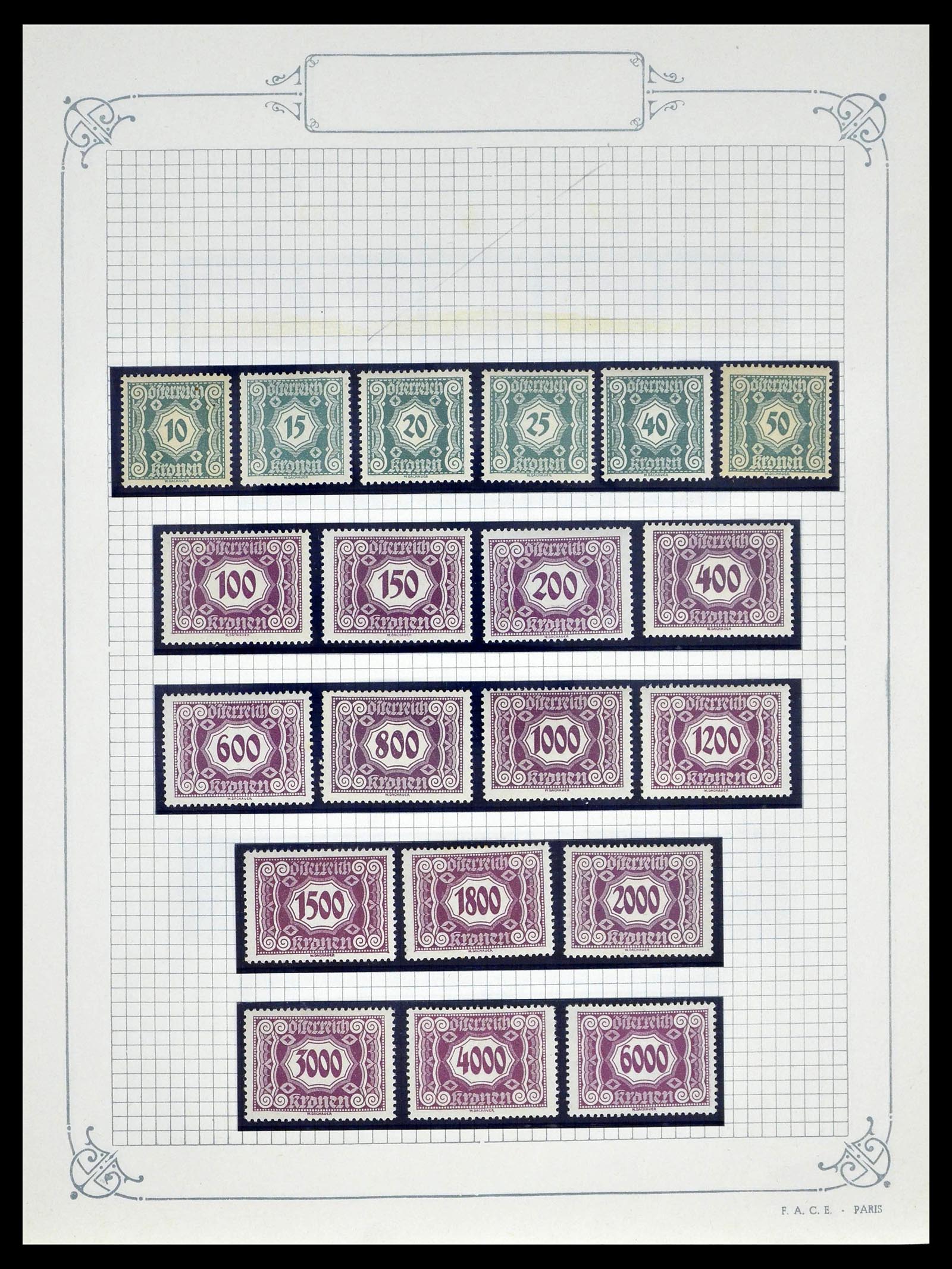 39276 0121 - Stamp collection 39276 Austria and territories 1850-1979.
