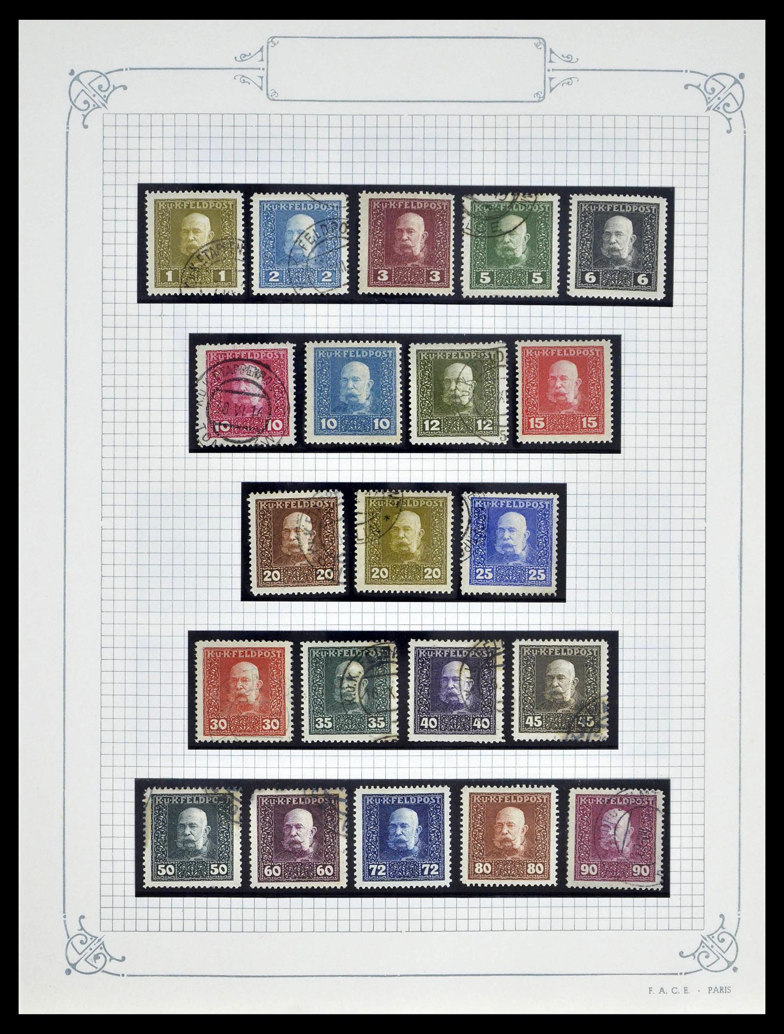 39276 0125 - Stamp collection 39276 Austria and territories 1850-1979.