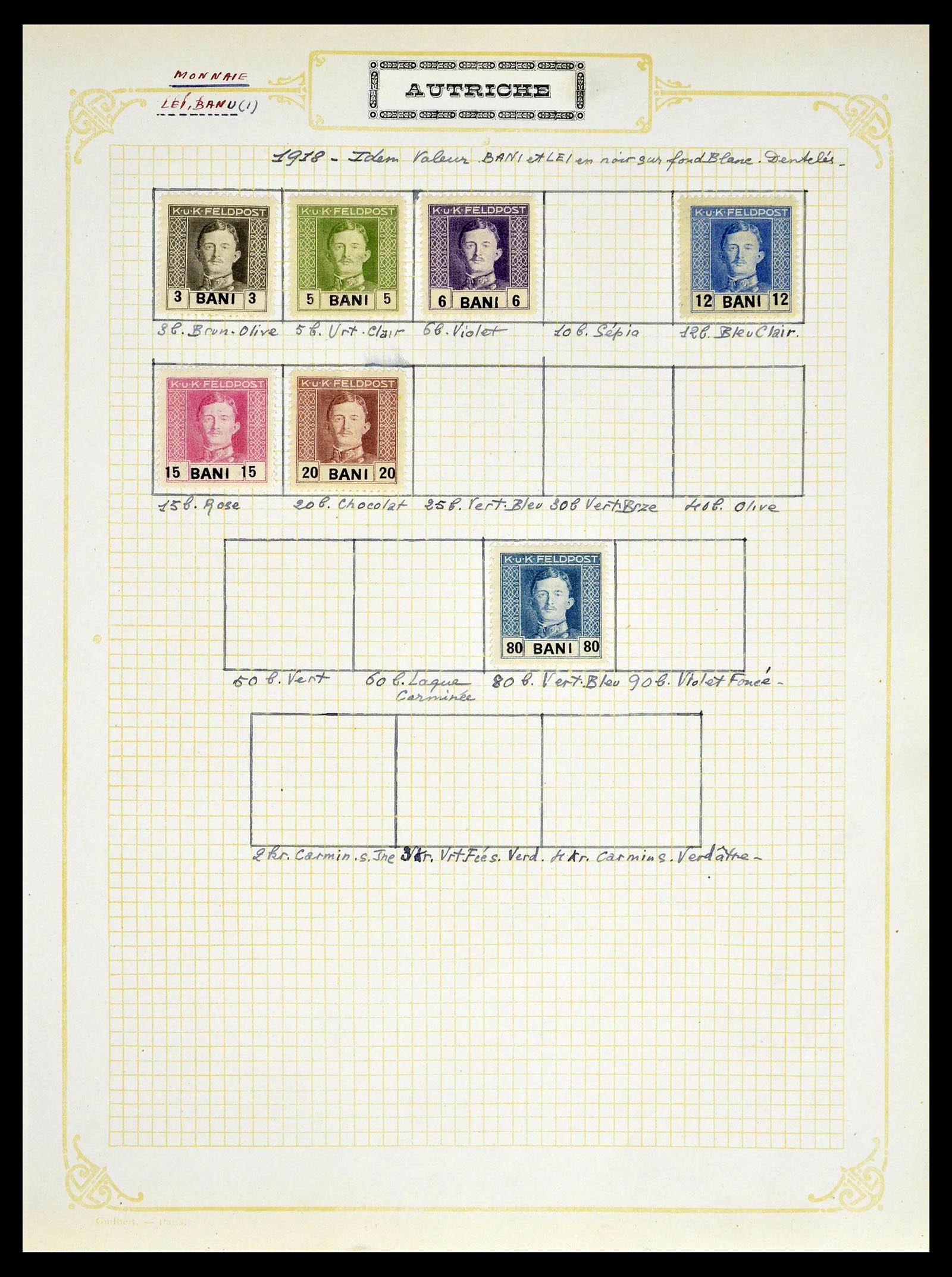 39276 0130 - Stamp collection 39276 Austria and territories 1850-1979.