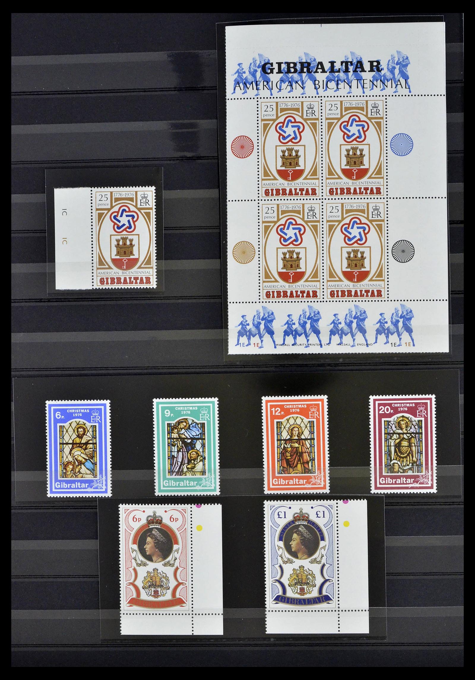39278 0016 - Stamp collection 39278 Gibraltar 1935-1980.