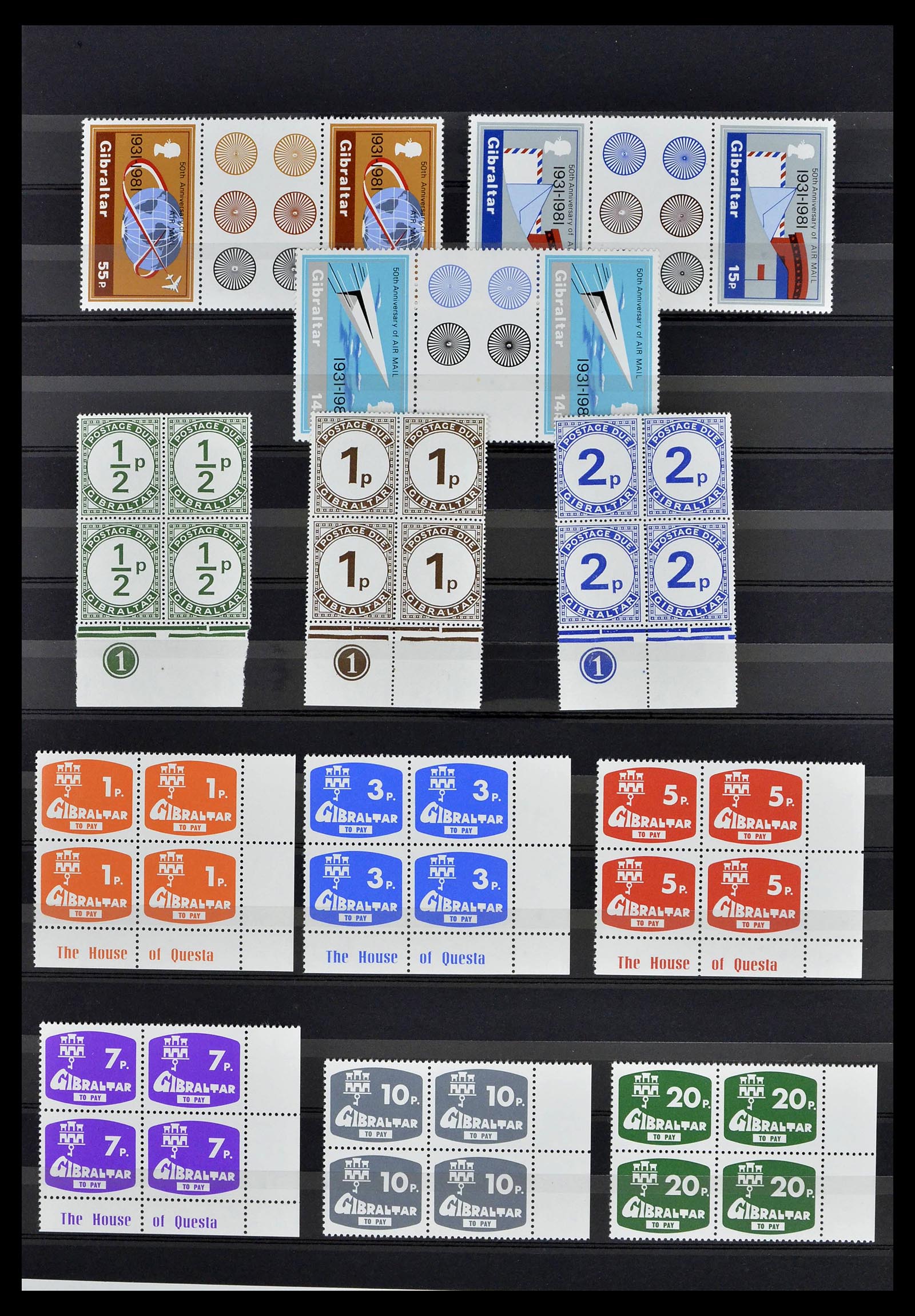 39278 0026 - Stamp collection 39278 Gibraltar 1935-1980.