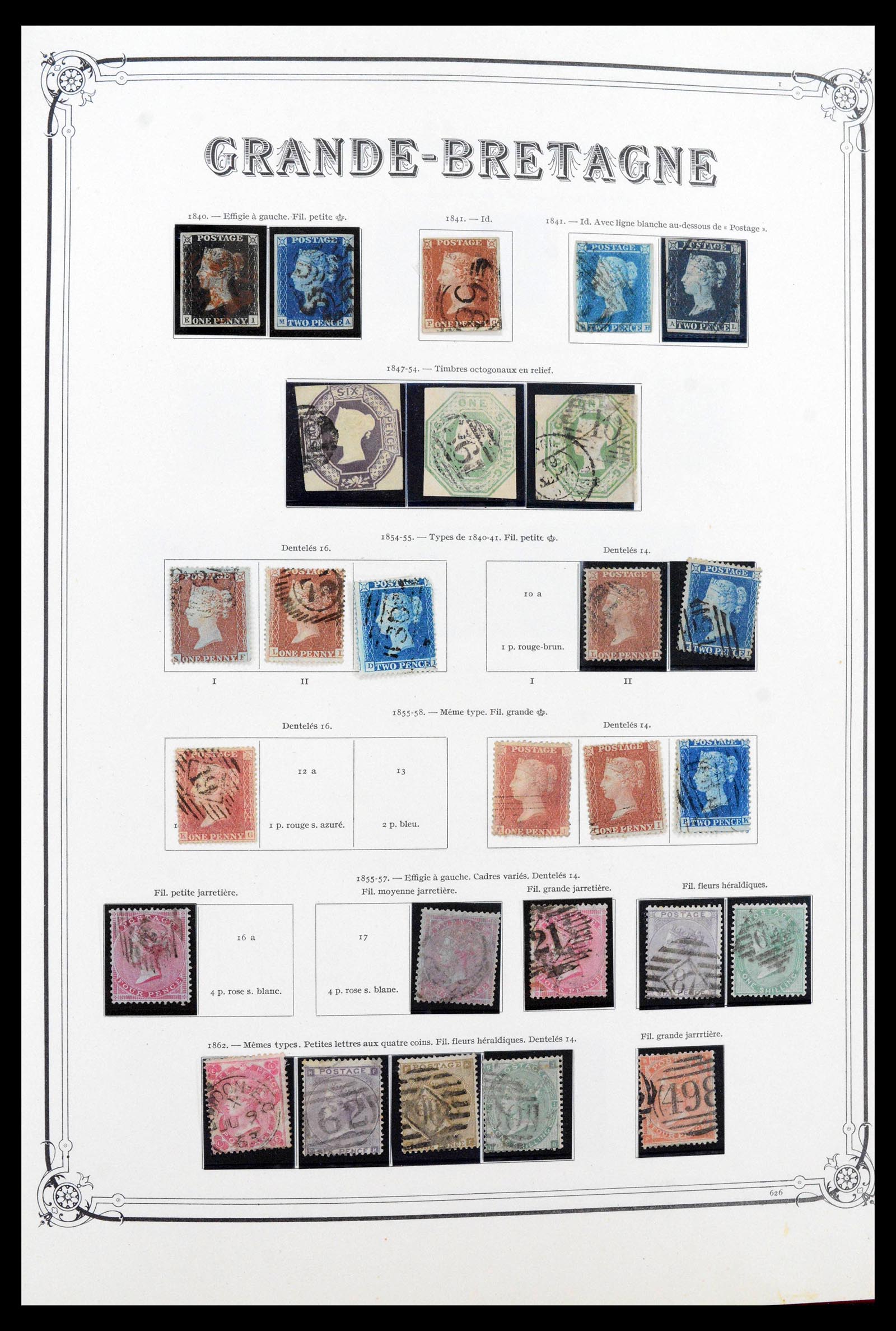 39280 0001 - Postzegelverzameling 39280 Engeland 1840-1981.