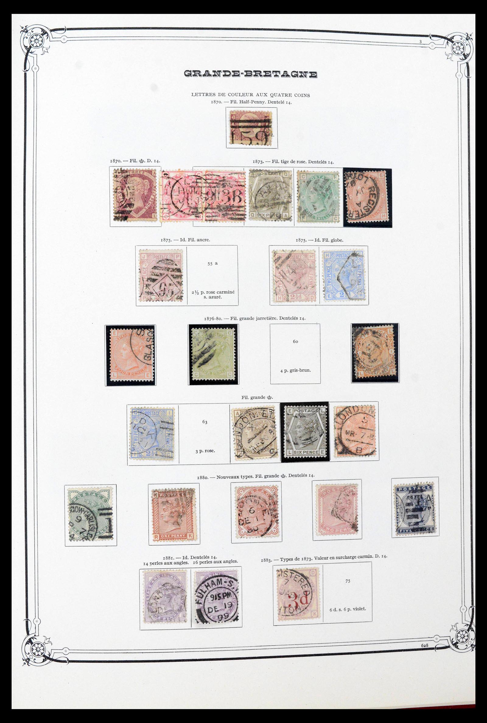 39280 0003 - Stamp collection 39280 Great Britain 1840-1981.