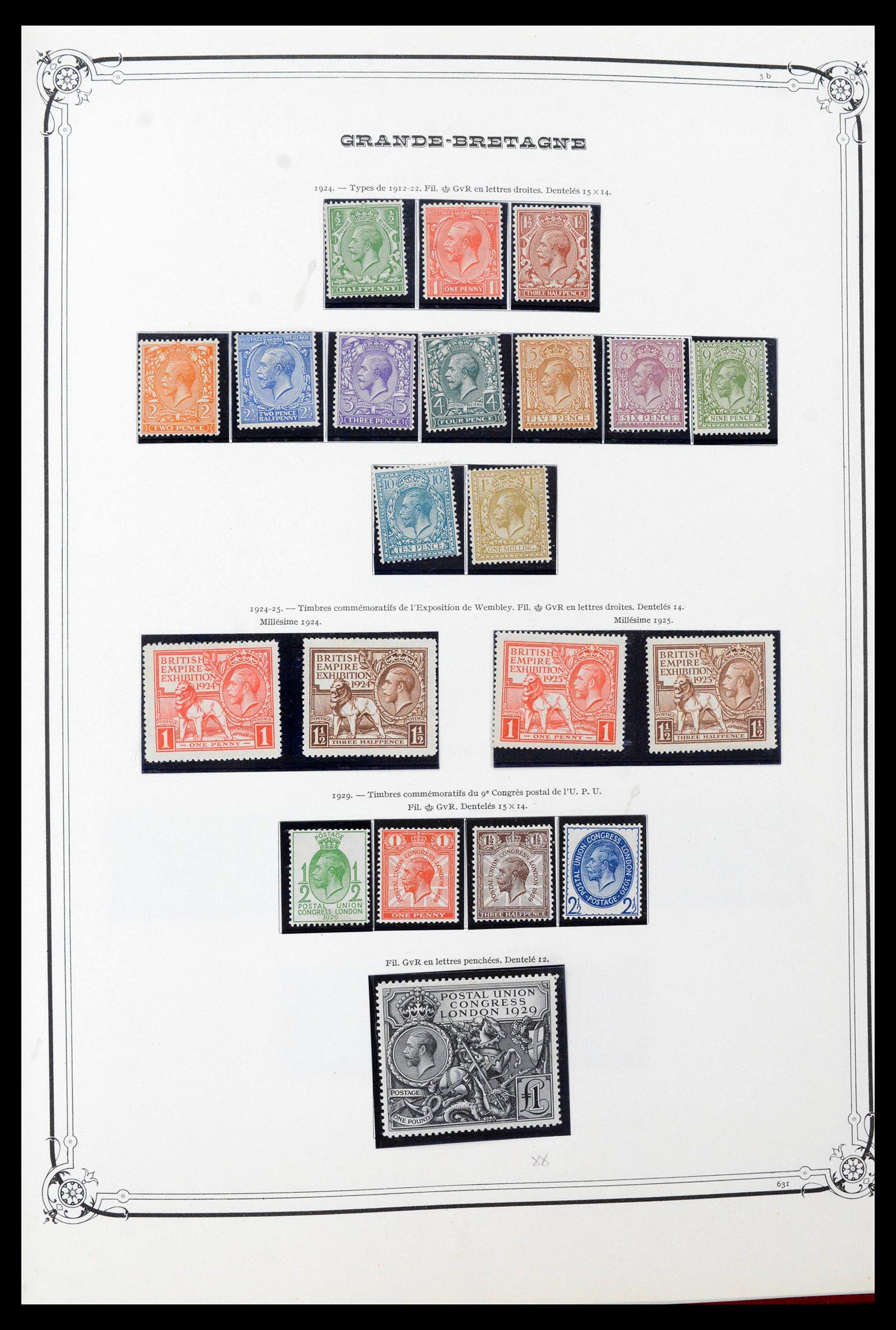 39280 0007 - Postzegelverzameling 39280 Engeland 1840-1981.