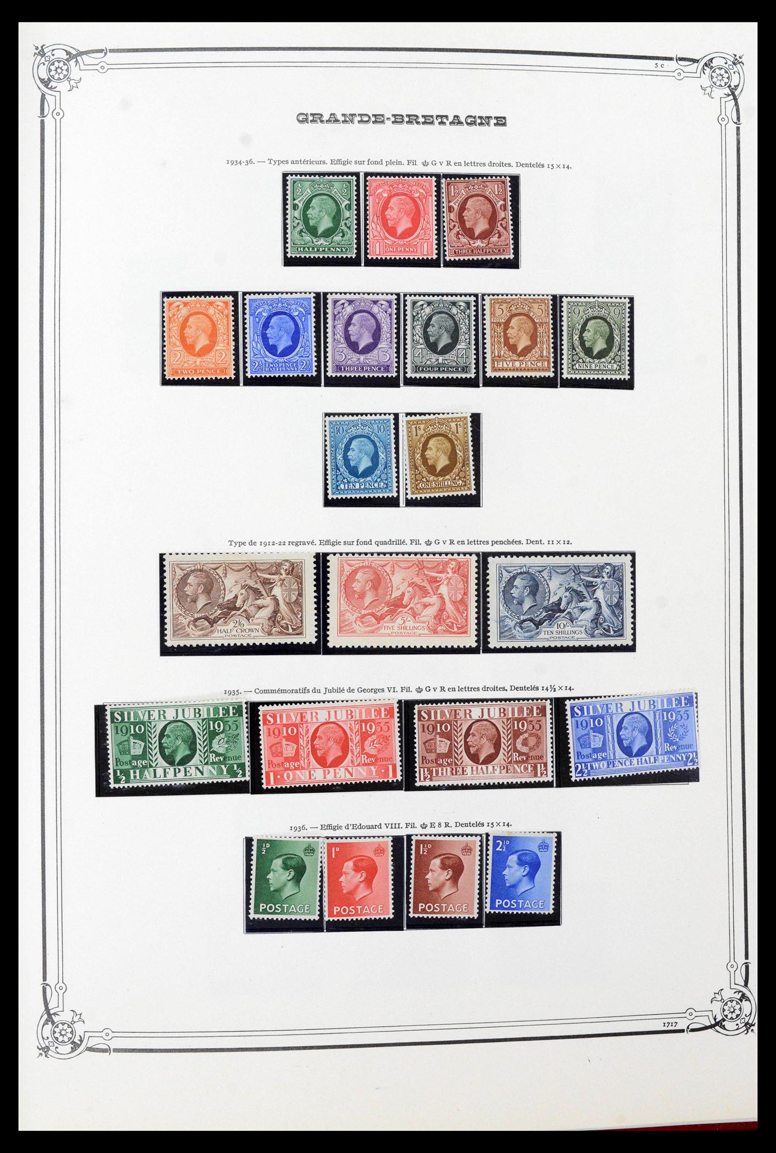 39280 0008 - Postzegelverzameling 39280 Engeland 1840-1981.