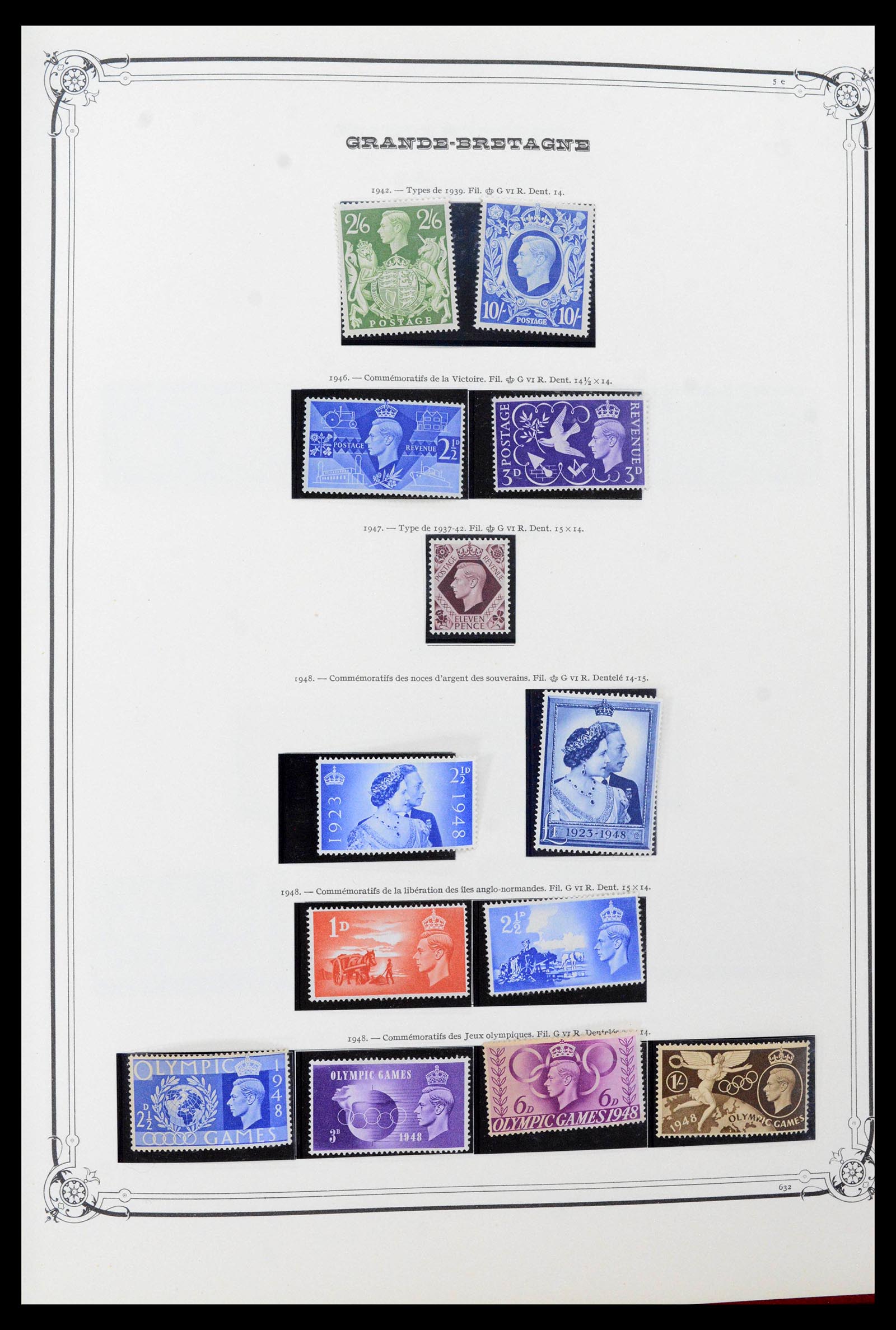 39280 0010 - Postzegelverzameling 39280 Engeland 1840-1981.