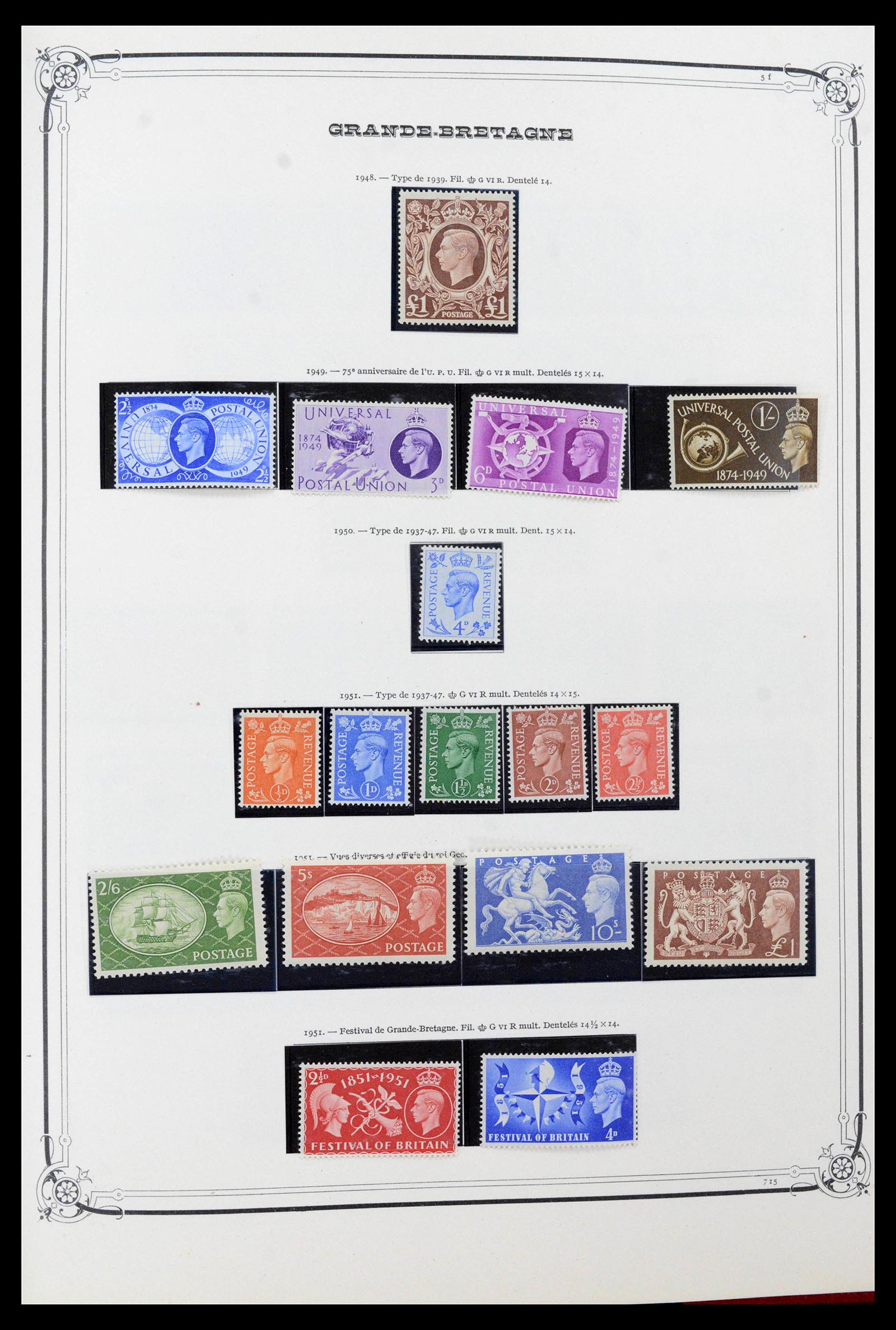 39280 0011 - Stamp collection 39280 Great Britain 1840-1981.