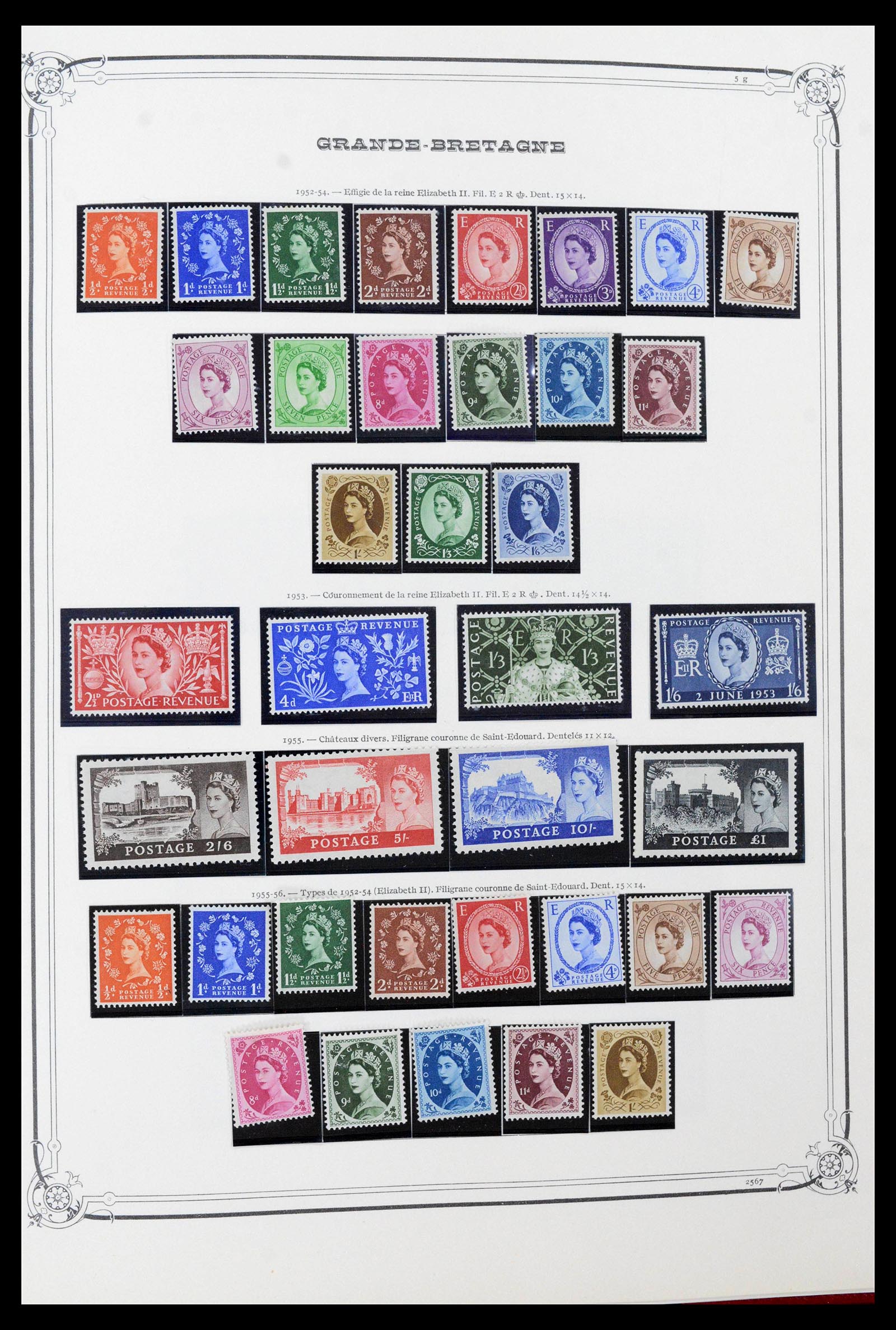 39280 0012 - Stamp collection 39280 Great Britain 1840-1981.