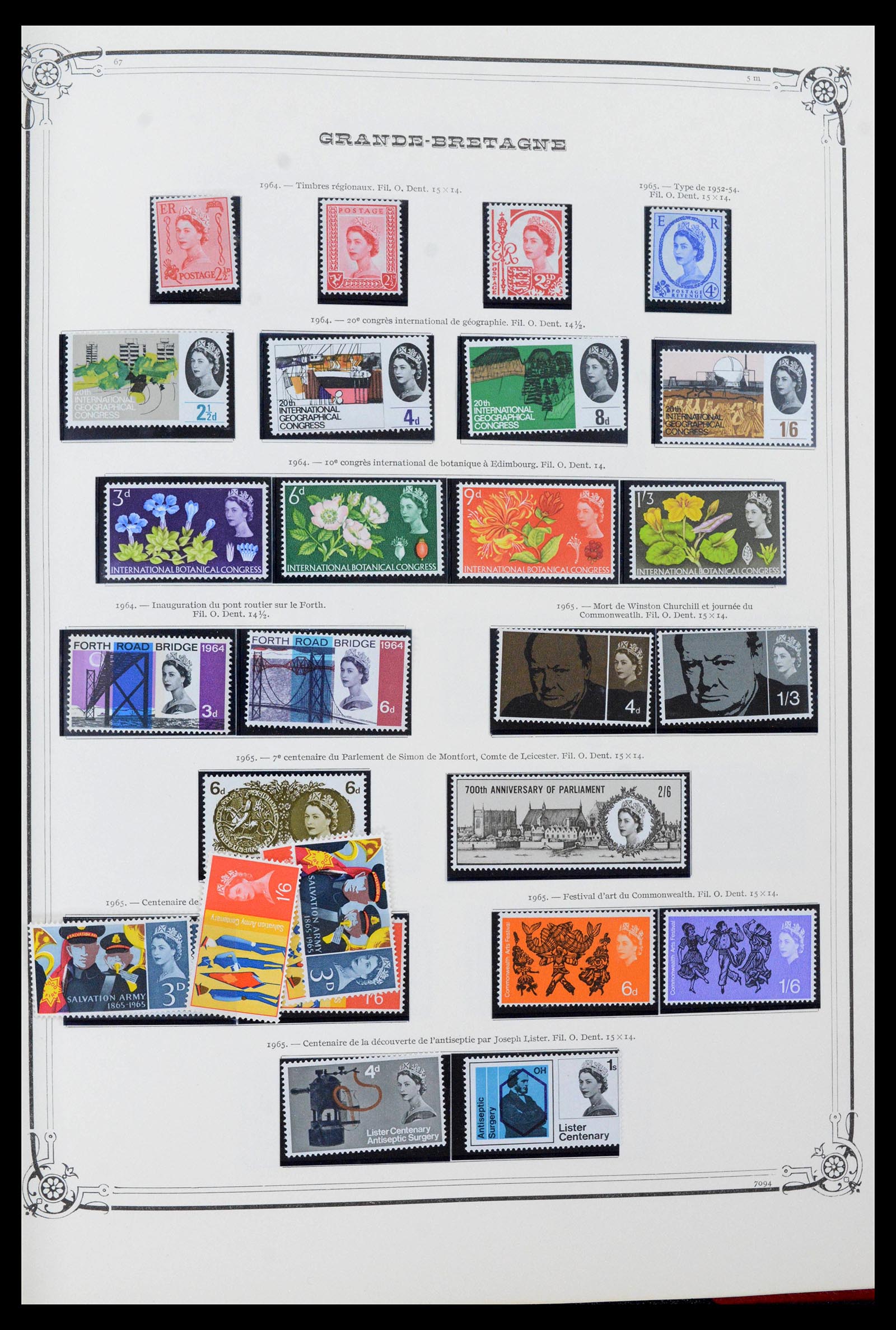 39280 0017 - Postzegelverzameling 39280 Engeland 1840-1981.
