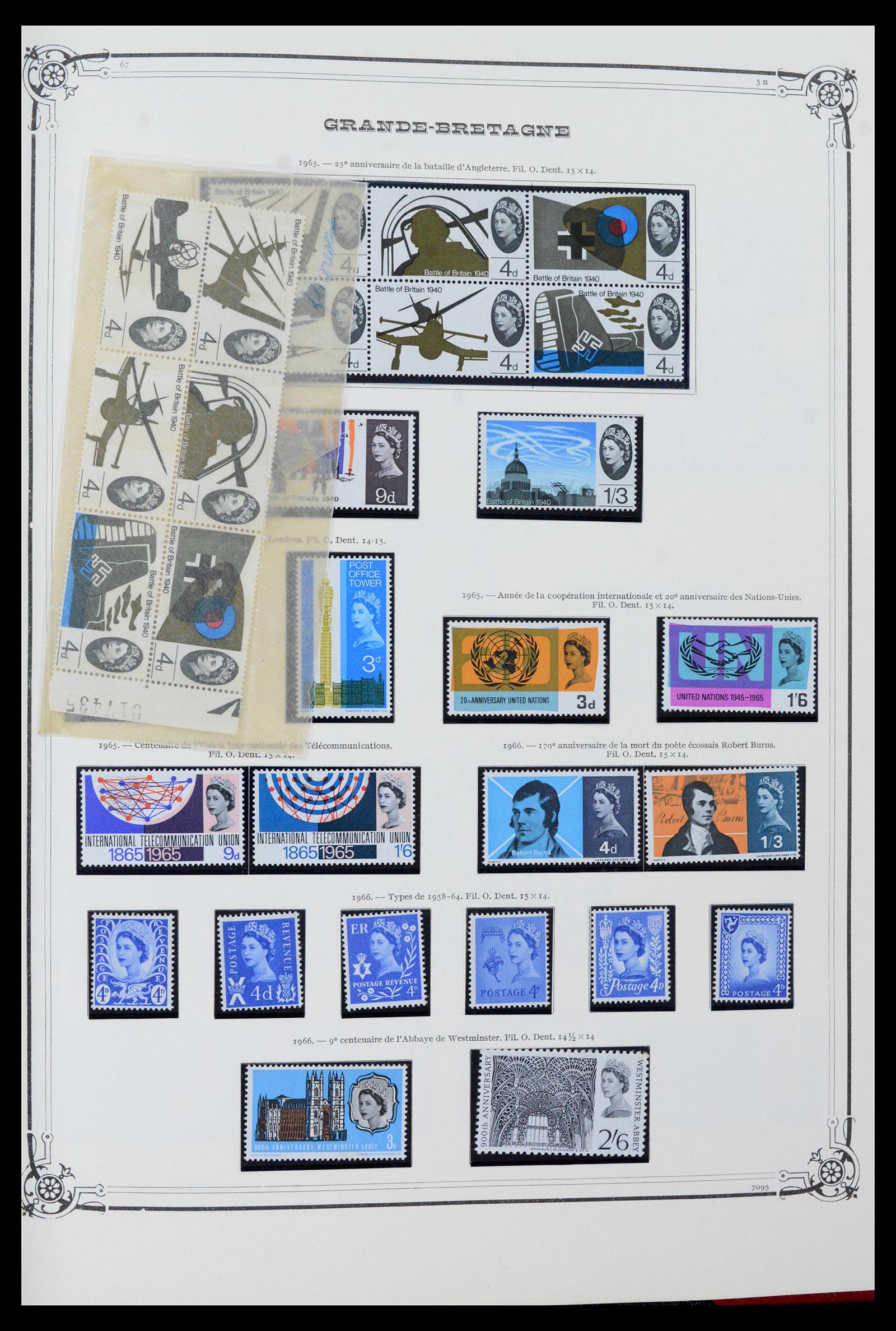39280 0018 - Postzegelverzameling 39280 Engeland 1840-1981.