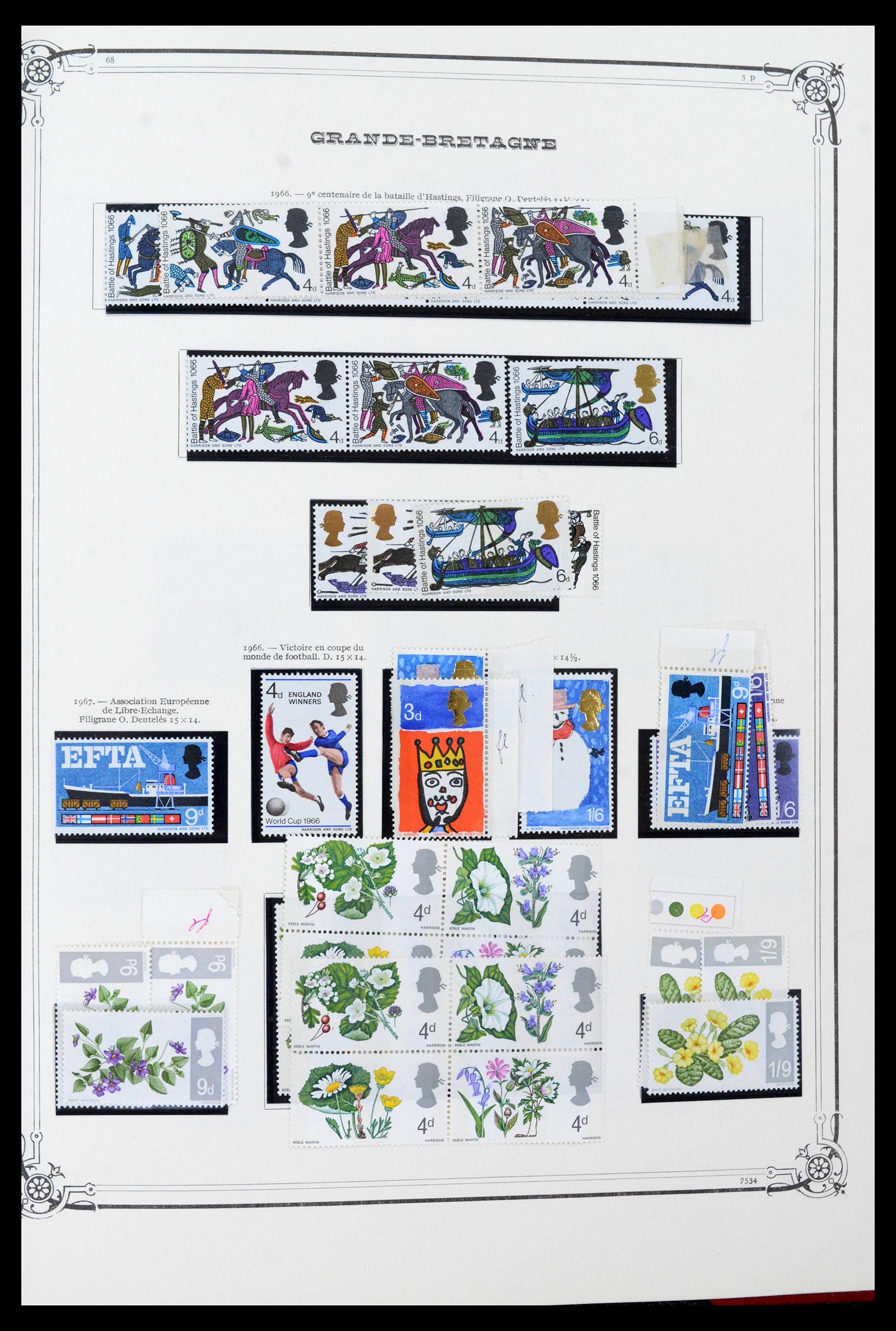 39280 0020 - Postzegelverzameling 39280 Engeland 1840-1981.