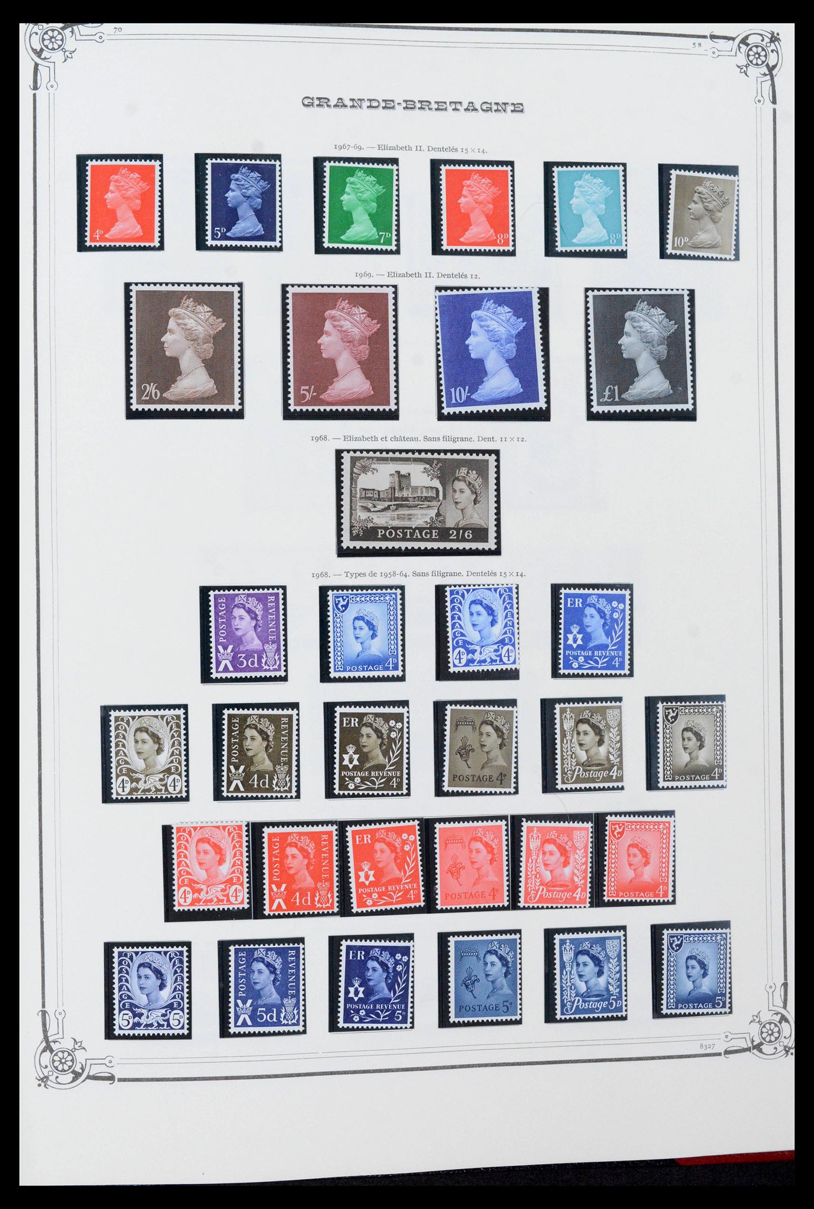 39280 0023 - Stamp collection 39280 Great Britain 1840-1981.