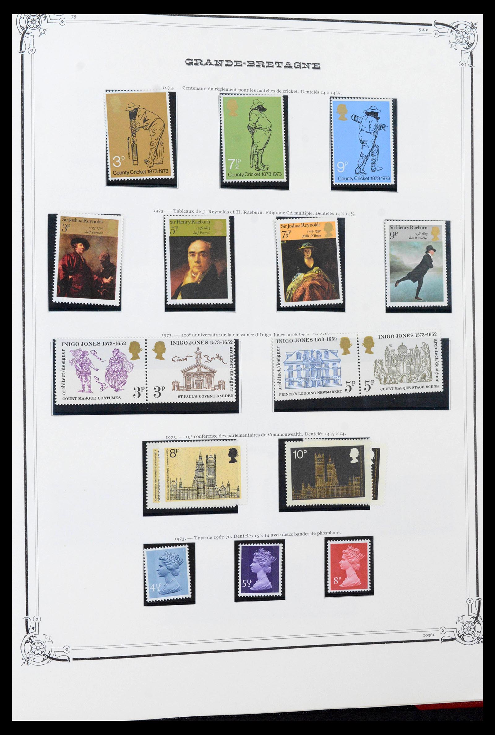 39280 0033 - Stamp collection 39280 Great Britain 1840-1981.