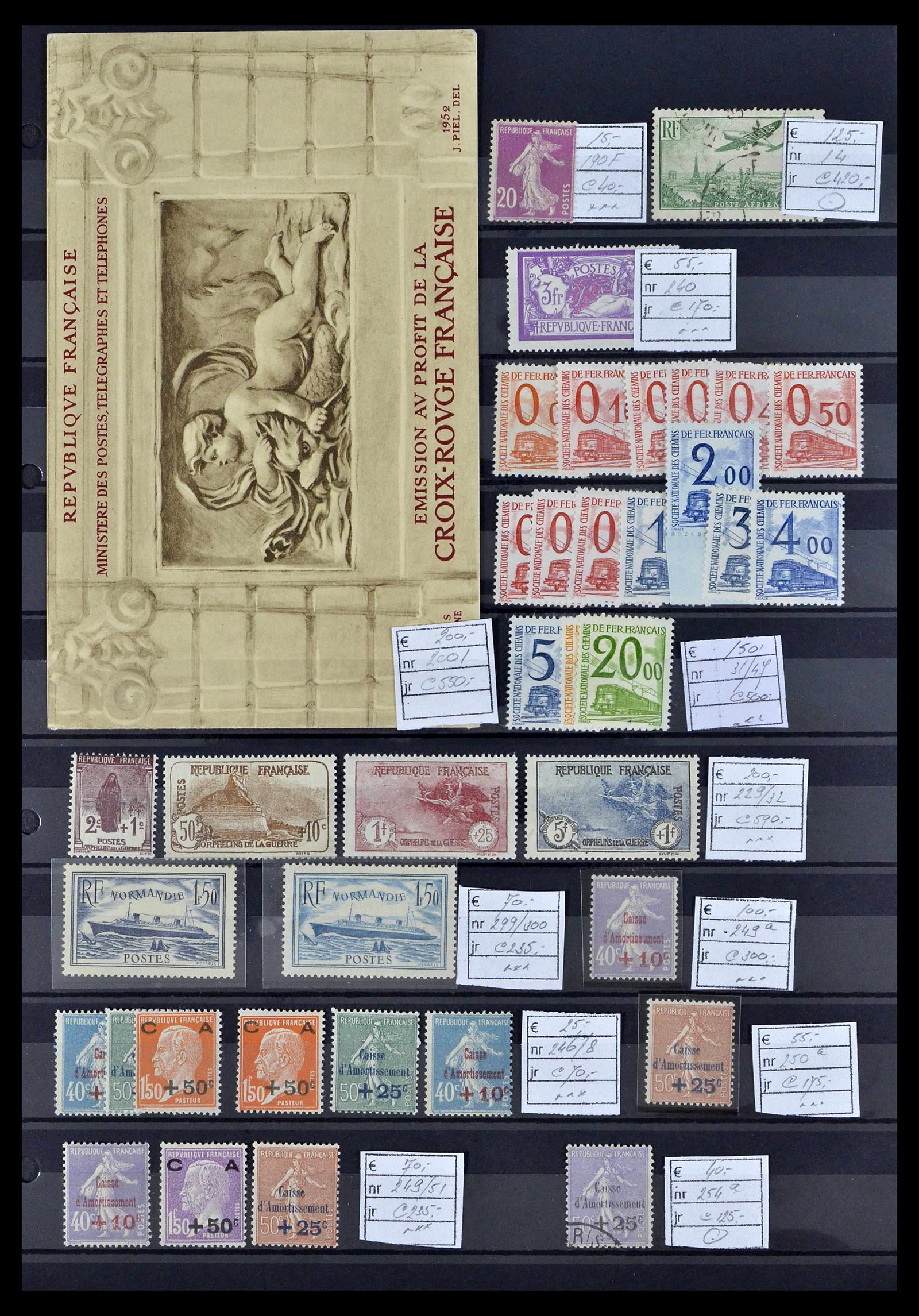39282 0001 - Stamp collection 39282 France better issues 1900-1952.
